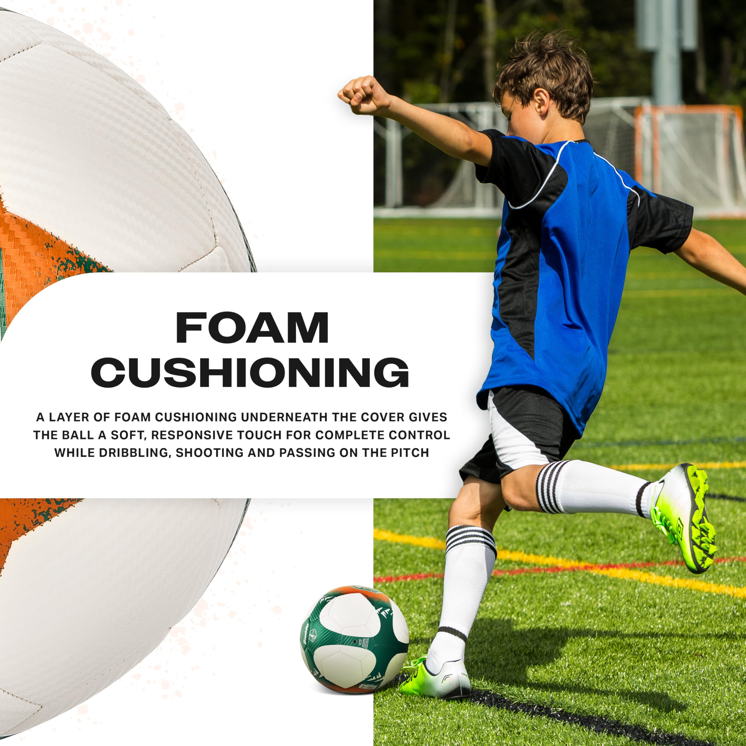 Franklin Sports NWSL Team - Balones de fútbol para niños y adultos, balones de fútbol para niños y niñas, balón de fútbol oficial de NWSL, disponible en tamaño oficial 5 o tamaño mini 1