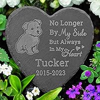 Vista 3 de Piedra conmemorativa del bulldog inglés, regalos conmemorativos de bulldog inglés, regalos para la pérdida del bulldog inglés, regalos