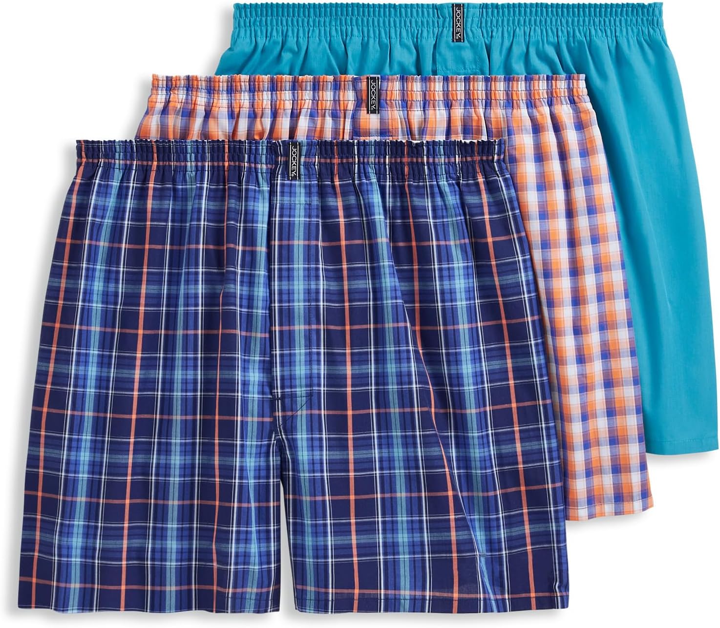 Jockey Men's Underwear Classics Full Cut 5" Boxer - 3 Pack