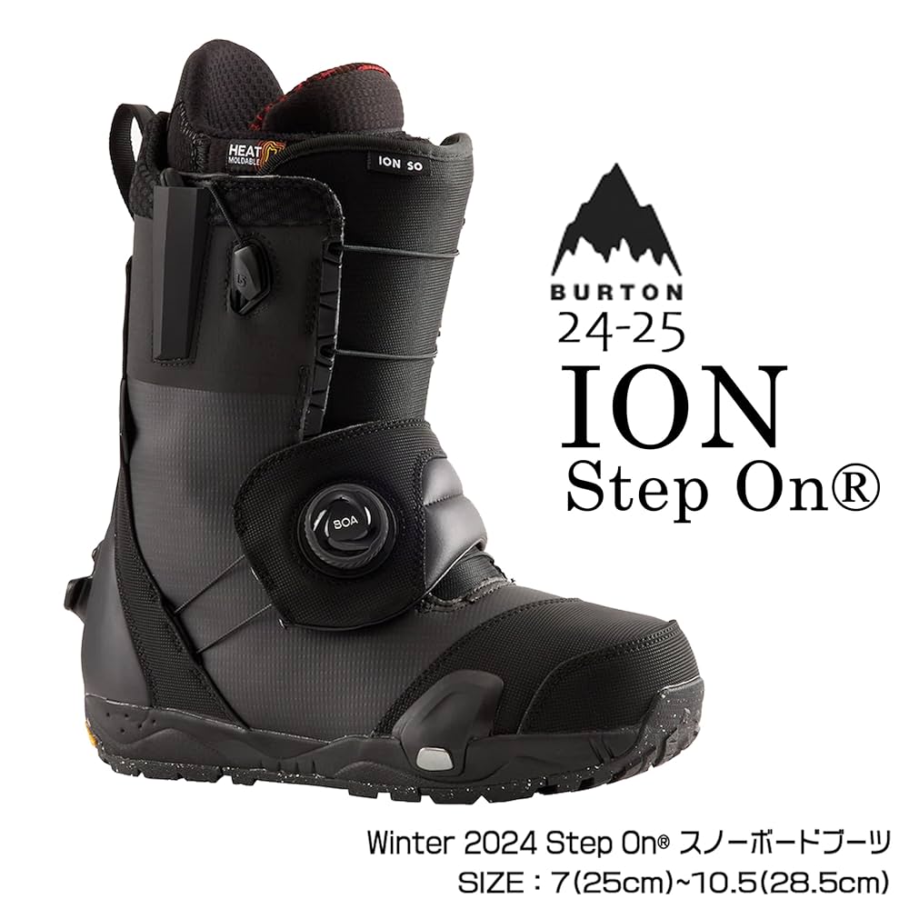 バートン アイオン ステップオン ブーツ ION Step On 25cm Amazon | 24-25 BURTON ION STEP ON WIDE BLACK US8(26.0cm