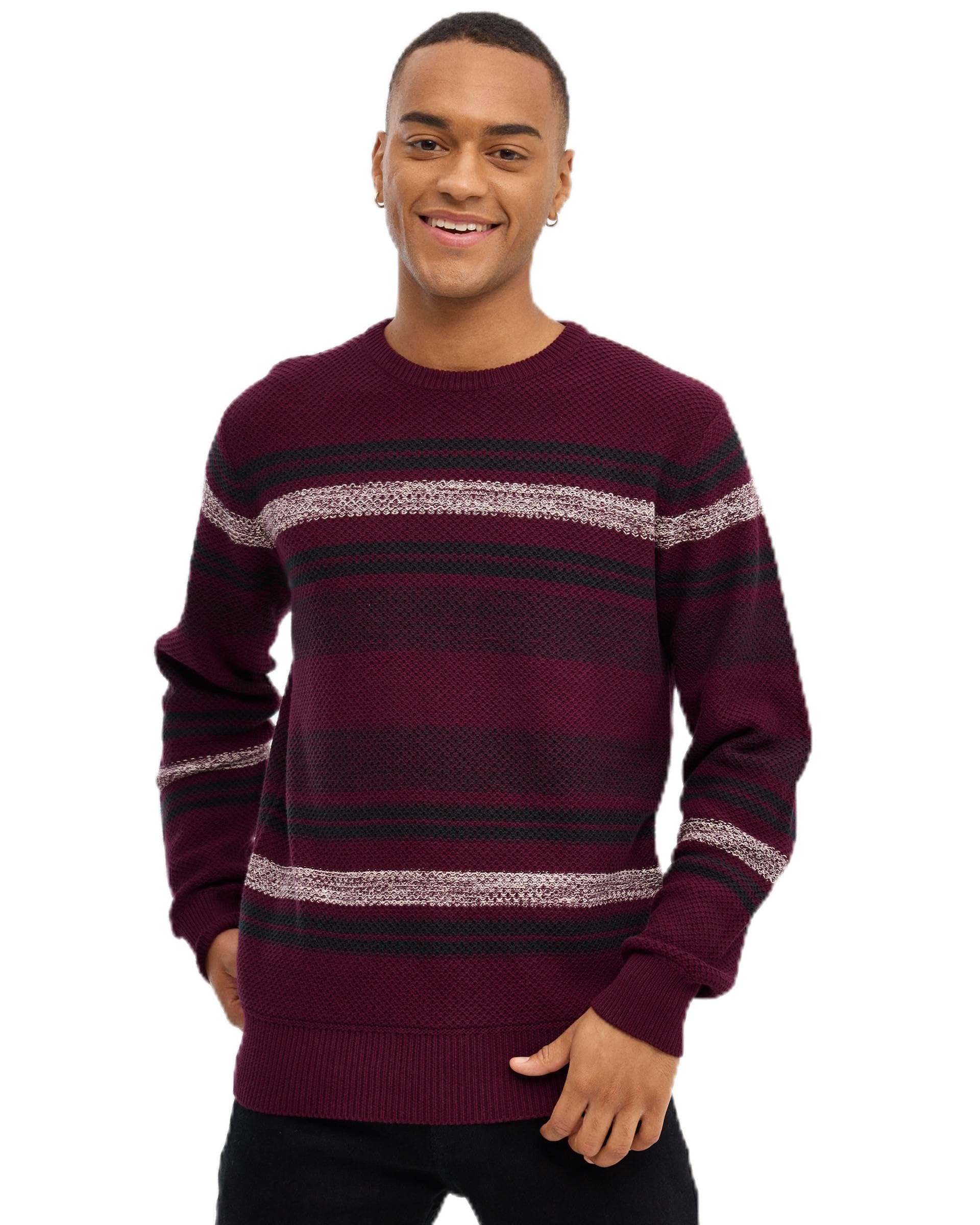 Chandail homme INSIDE pull chaud col classique mode masculine - 6