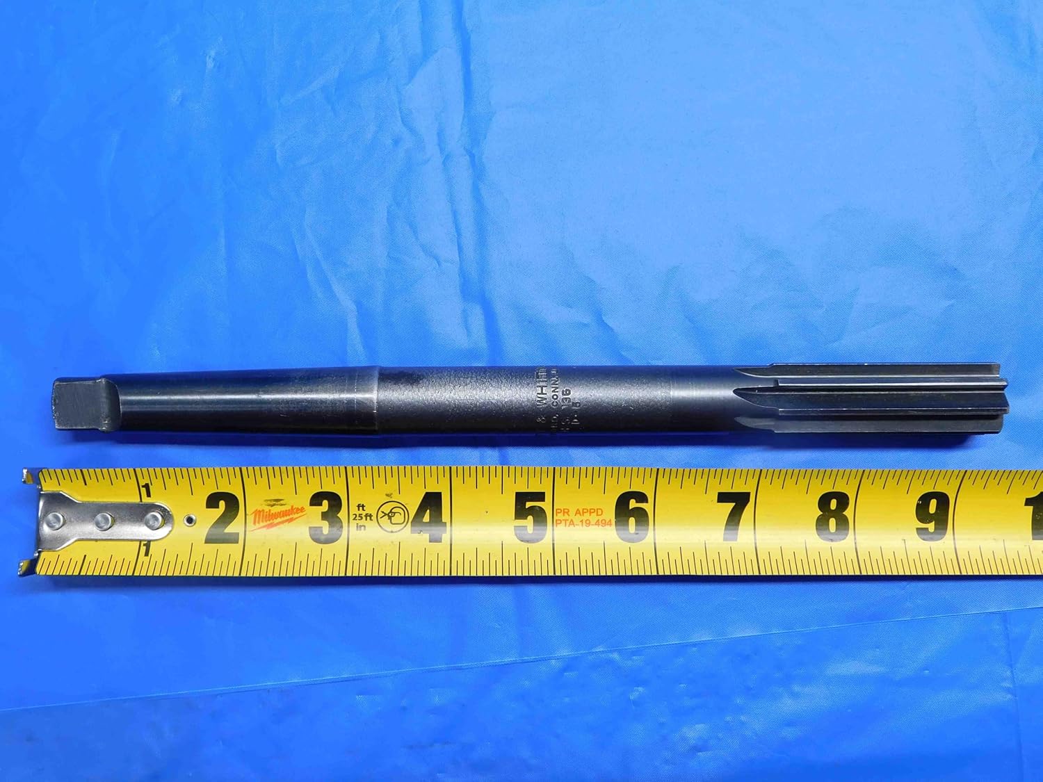 Pratt & Whitney 0.7488 OD HSS Reamer MT2 Shank .7488 .7500 Undersize 19 mm - BS0701BI3