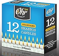 Vista 5 de Ner Mitzvah Velas Shabbos - 3 horas de tiempo de combustión - Paquete de 12