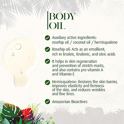 Miniatura 5 de H'ORIGINÉE - Aceite corporal de nuez brasileña - Siente el poder del Tiendaas en hidratación profunda, prevención de estrías, provitamina A y