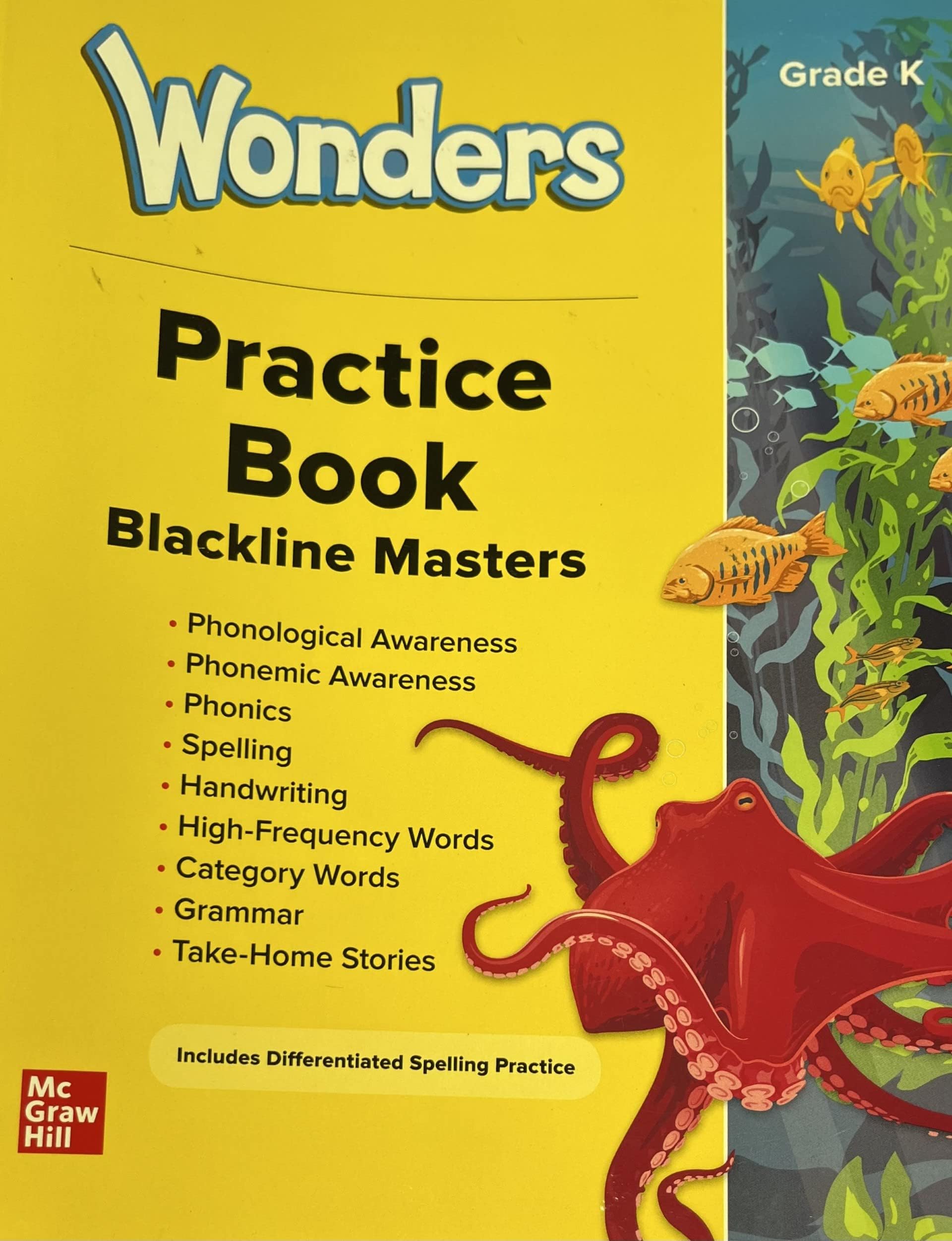 Wonders Grade K National Practice Book