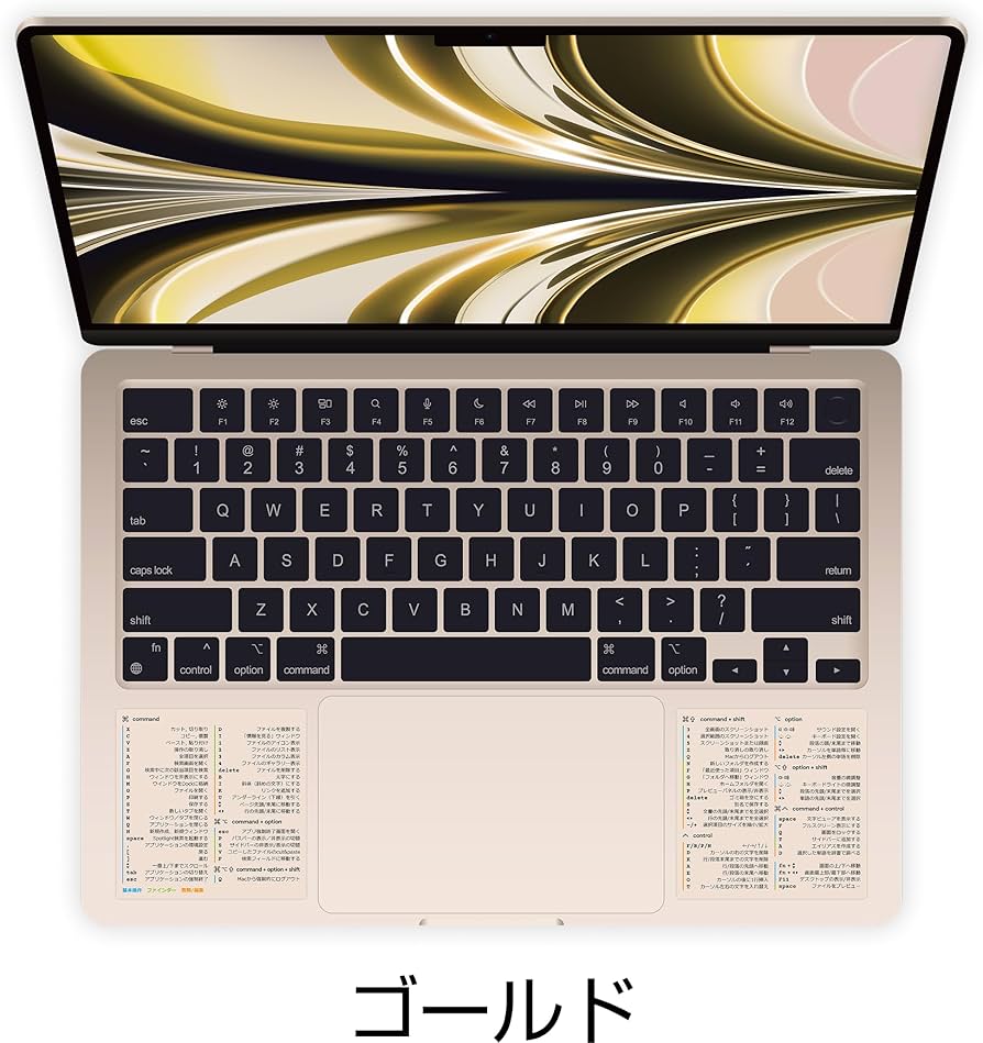 Apple MacBook ゴールド 日本語キーボード Amazon.co.jp: LOGIX ショートカットキー・シール「MacOS」2枚組 日本