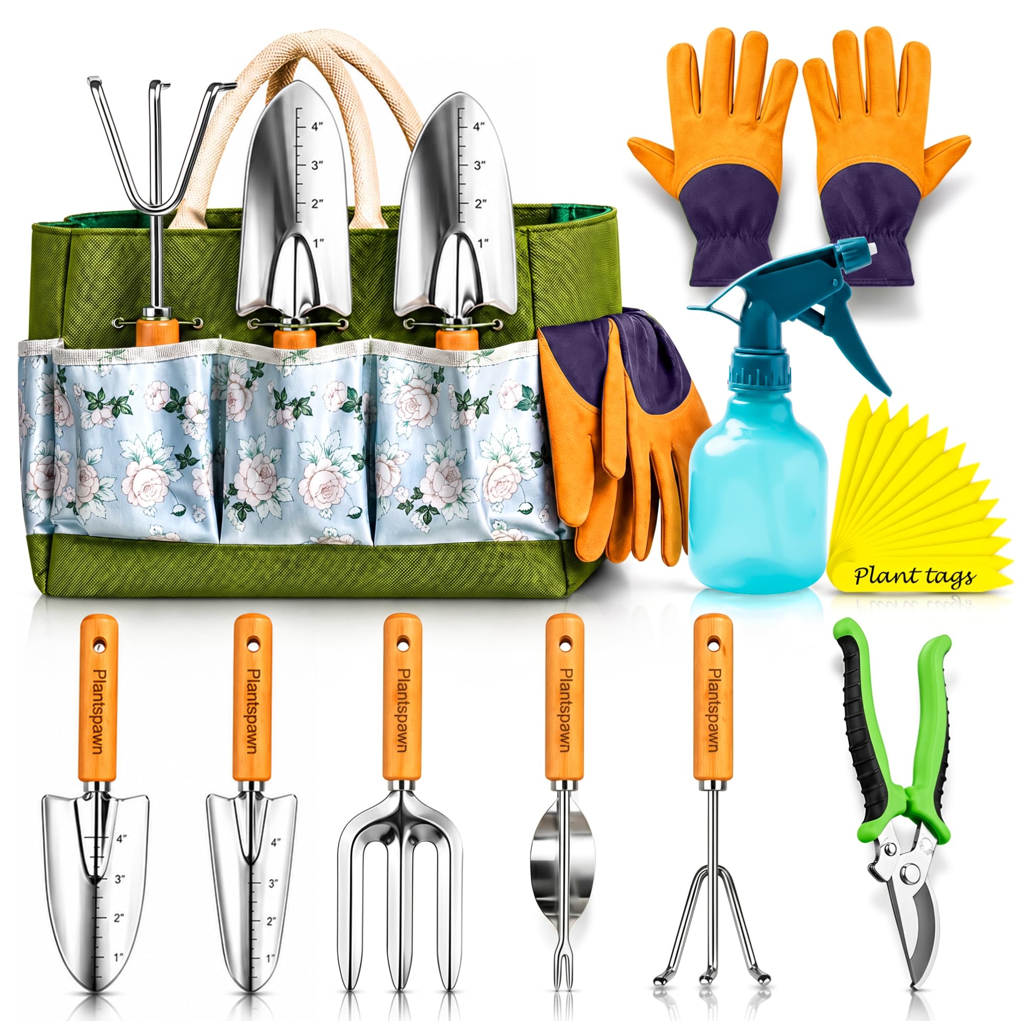 PlantSpawn 9-Piece Gardening Tools Set