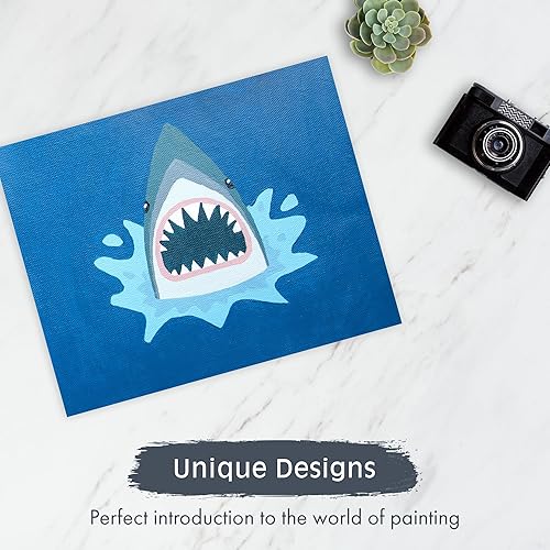 Miniatura 29 de Pink Picasso Kits de pintura por números para niños de 8 a 12 años Kit de manualidades para niños principiantes de bricolaje, pintura acrílica