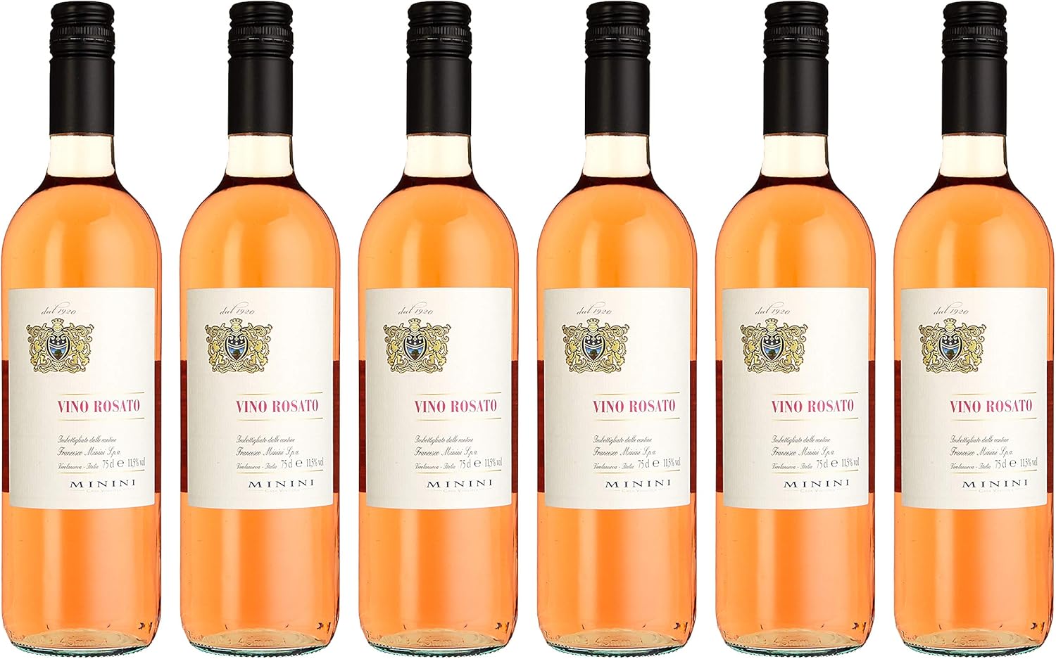 Cantina Francesco Minini Vino Rosato (6 x 0.75 l) : Amazon.de ...