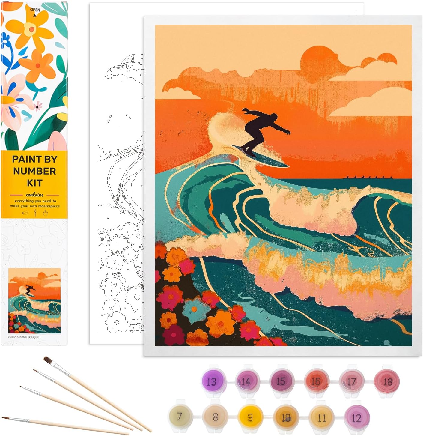 MiniTeasure Paint by Numbers Kit for Adults Beginner 16x20