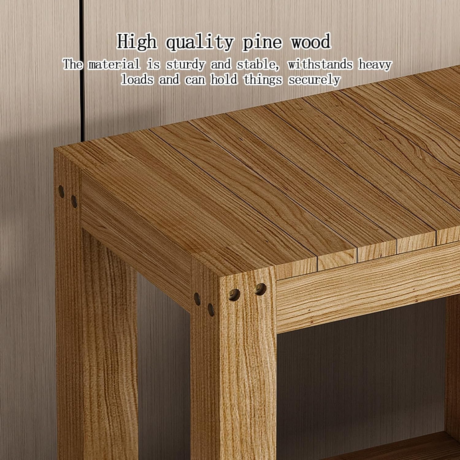 Soporte para Acuario de Madera Maciza, Base de Madera Resistente para Peceras, Estante de Almacenamiento Multifuncional, para Salón, Oficina, Recepción,A,60X35X50CM(23X13X19IN)