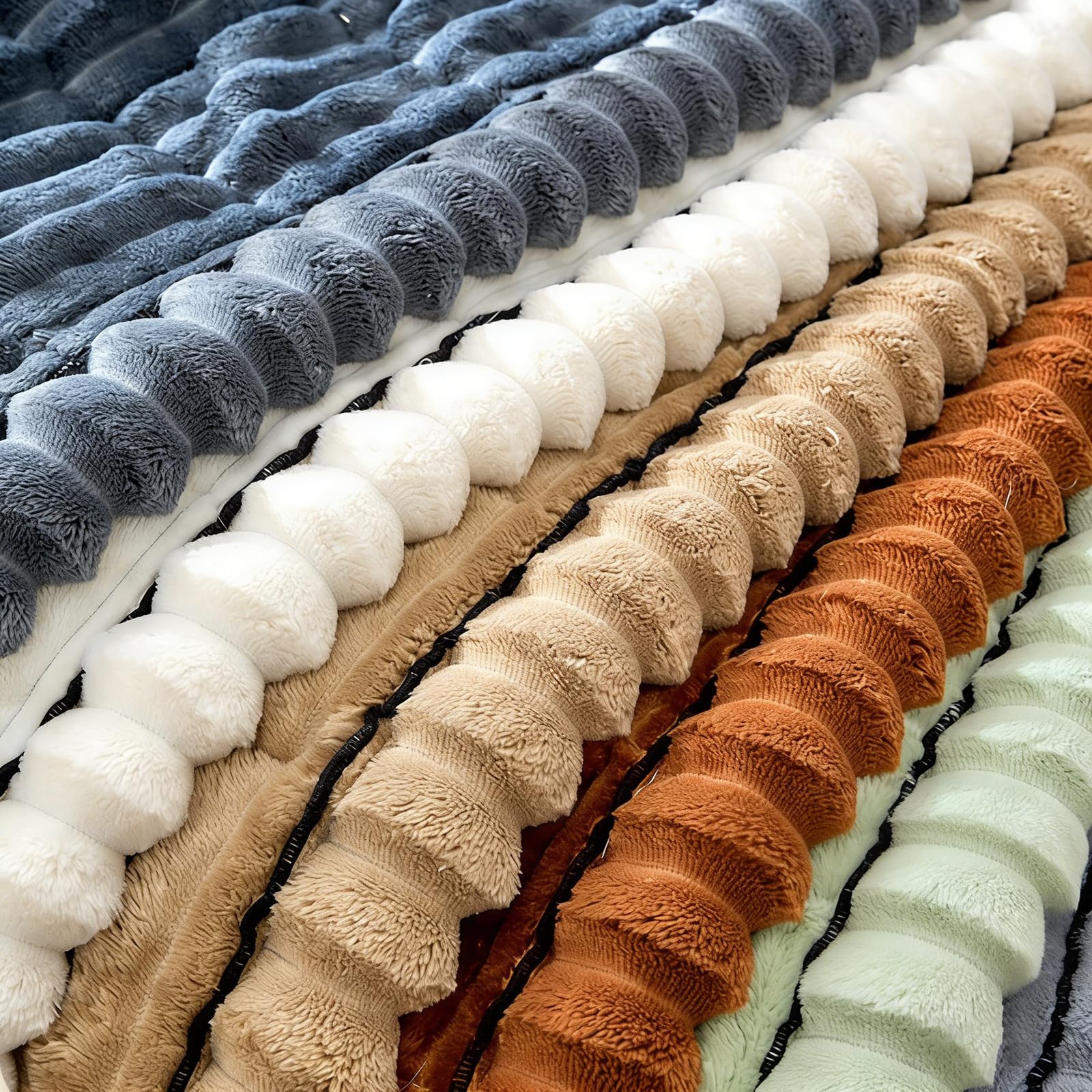 Poduszka na fotel ze sztucznego futra, antypoślizgowa, miękka, puszysta poszewka na krzesła bujane i leżaki, odpowiednia do jadalni, gabinetu, biura i biurka (60 x 180 cm, średnica)