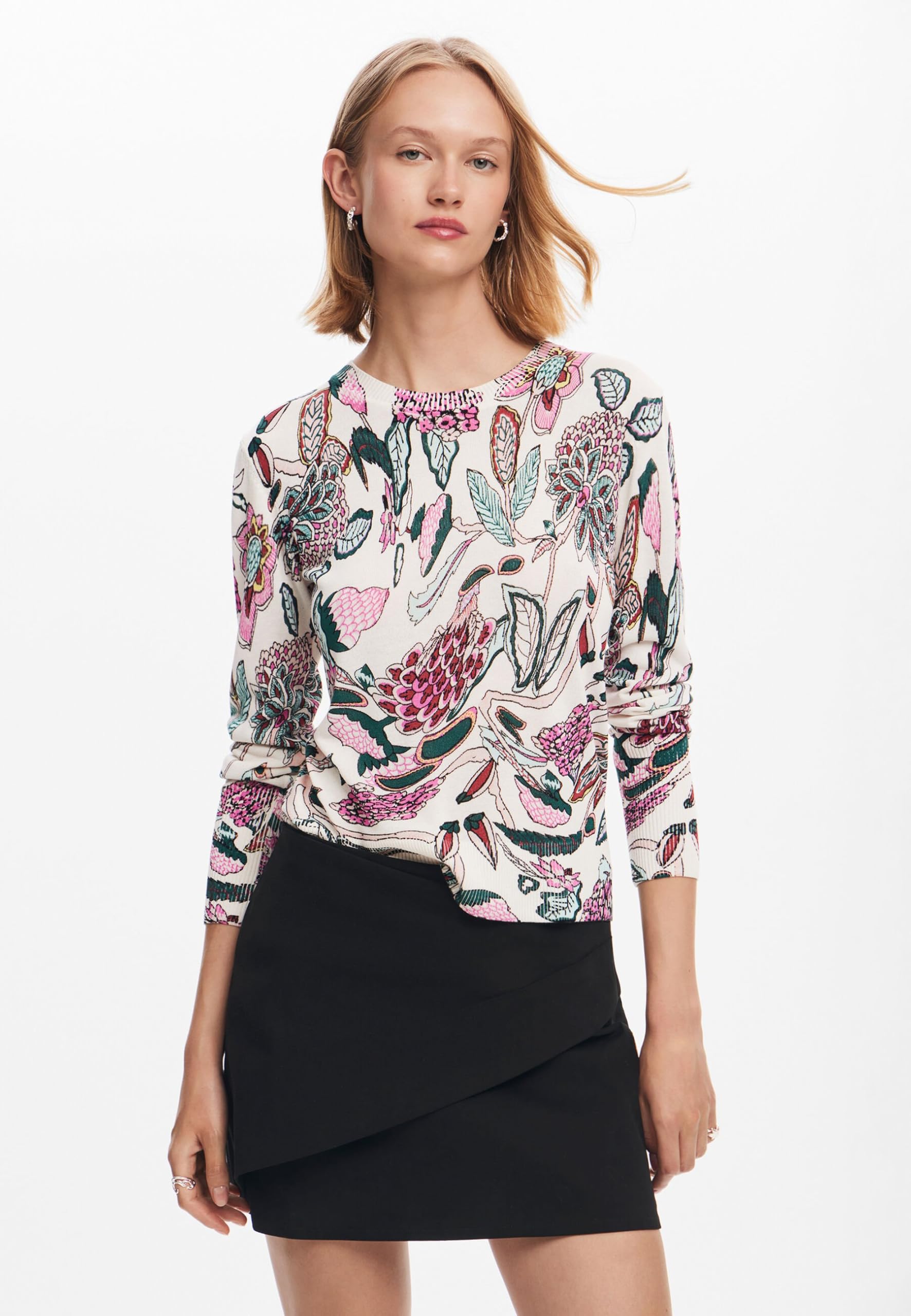 Desigual JERS_Manchester, 1001 Crudo, M, biały, M