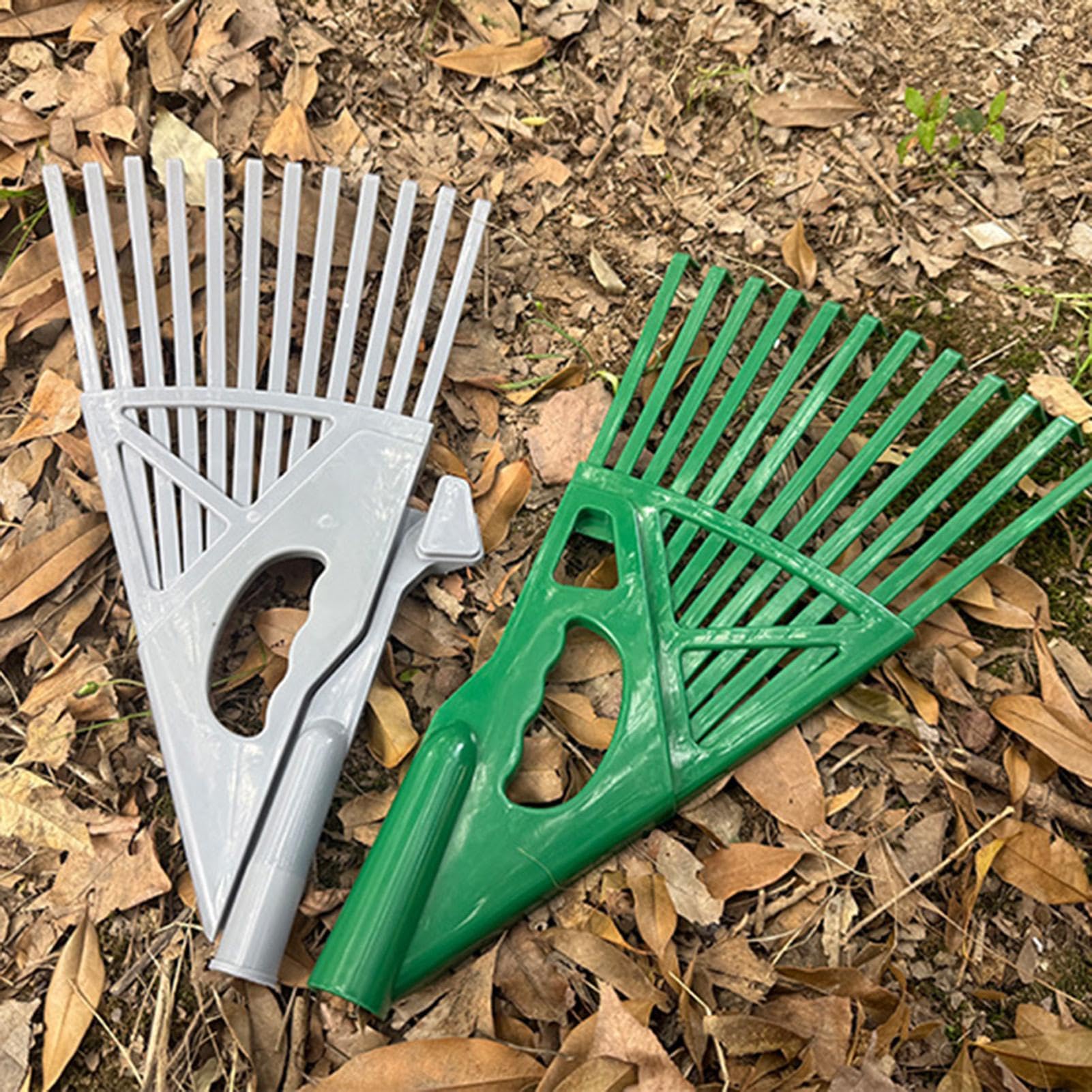 Rastrello da Giardino Ampio Rastrello con Denti Largi e Manico Lungo | Rastrello da prato per foglie ed per Foglie Aghi di Pino Detriti e Pulizia Autunnale in Giardino Cortile e Campeggio