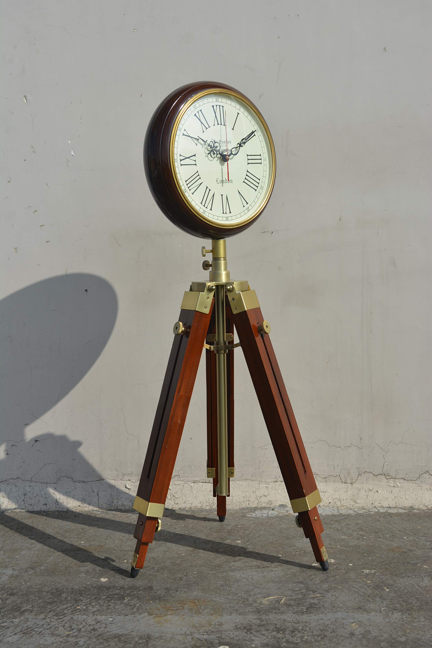 Grandfather Clock Solid Wood Retro Floor Clock Living Room Vertical Clock European Antique Statue Clock Floor Decoration Floor Clock