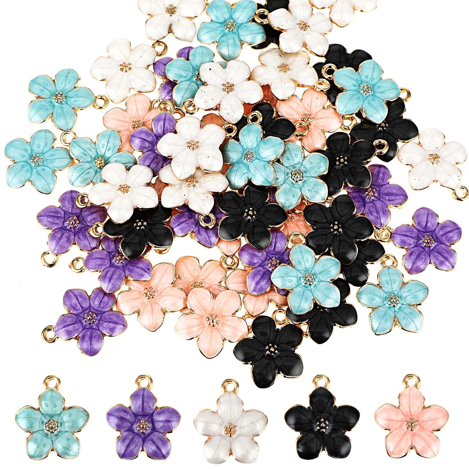 Kersen bedels voor het maken van sieraden zoete vrucht bloemen bedels