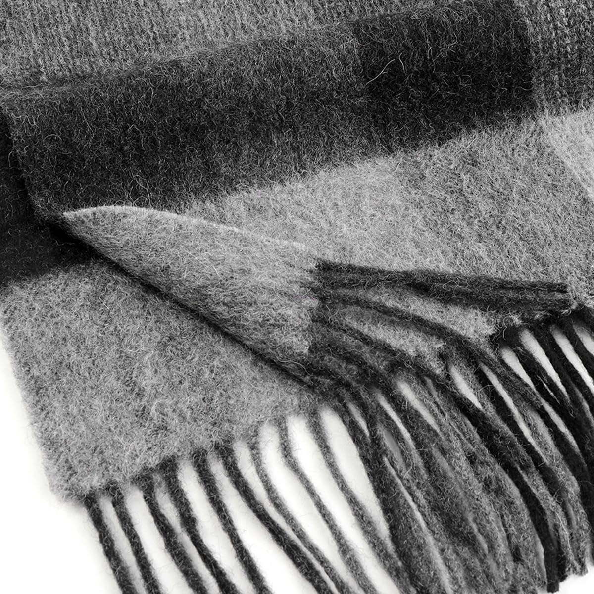 Wool Winter scarf Plaid scarf Soft Warm Tartan checkered Striped Fashion Scarf Classic for Women Men Scarves - Image 5