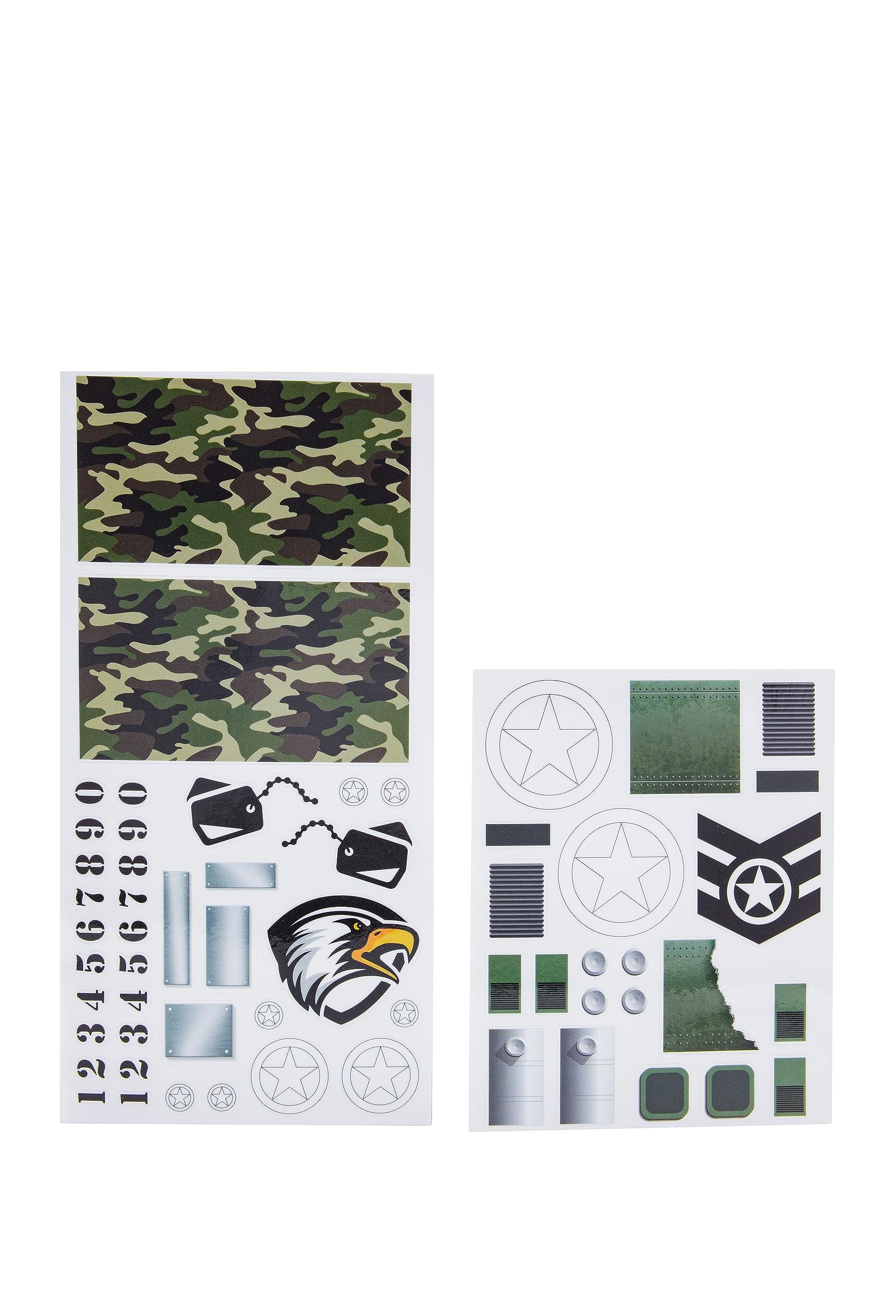 BSA Pinewood Derby Car Peel N' Stick Decal Sticker - Military Tank Boy Scouts of America