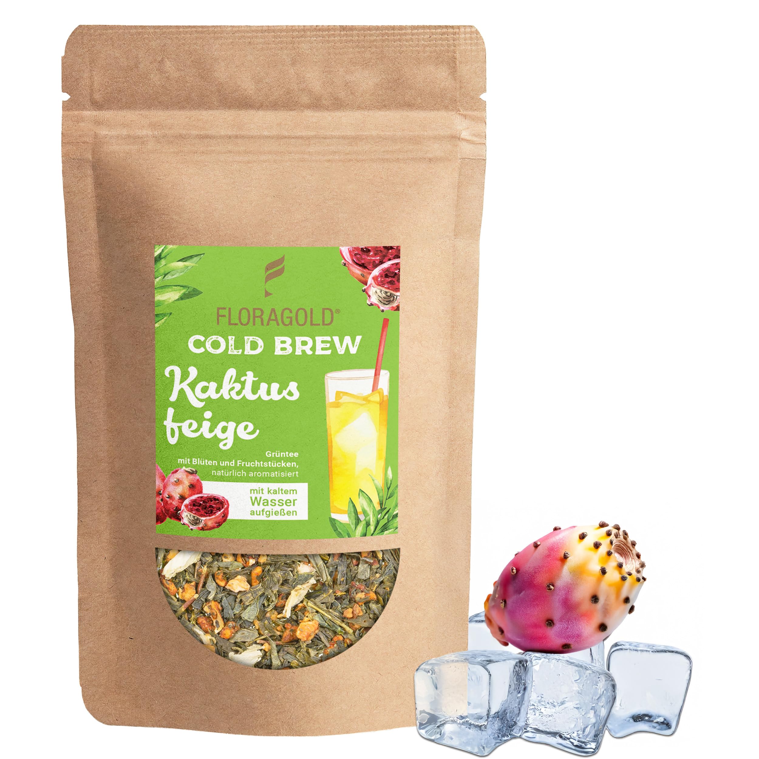 Kalter Tee zum Aufgieen | Grntee-Kaktus-Feige | Cold Tea - Zuckerfrei &  Kalorienfrei | Fruchtiger Kaltaufguss in 15 Minuten | Eistee - Erfrischend  und Fruchtig : Amazon.de: Lebensmittel & Getrnke