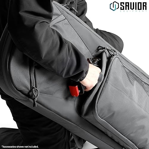 Miniatura 4 de Savior Equipment Specialist Series - Mochila táctica para rifle SBR de 30 pulgadas y 34 pulgadas, funda suave para armas de fuego con compartimento,