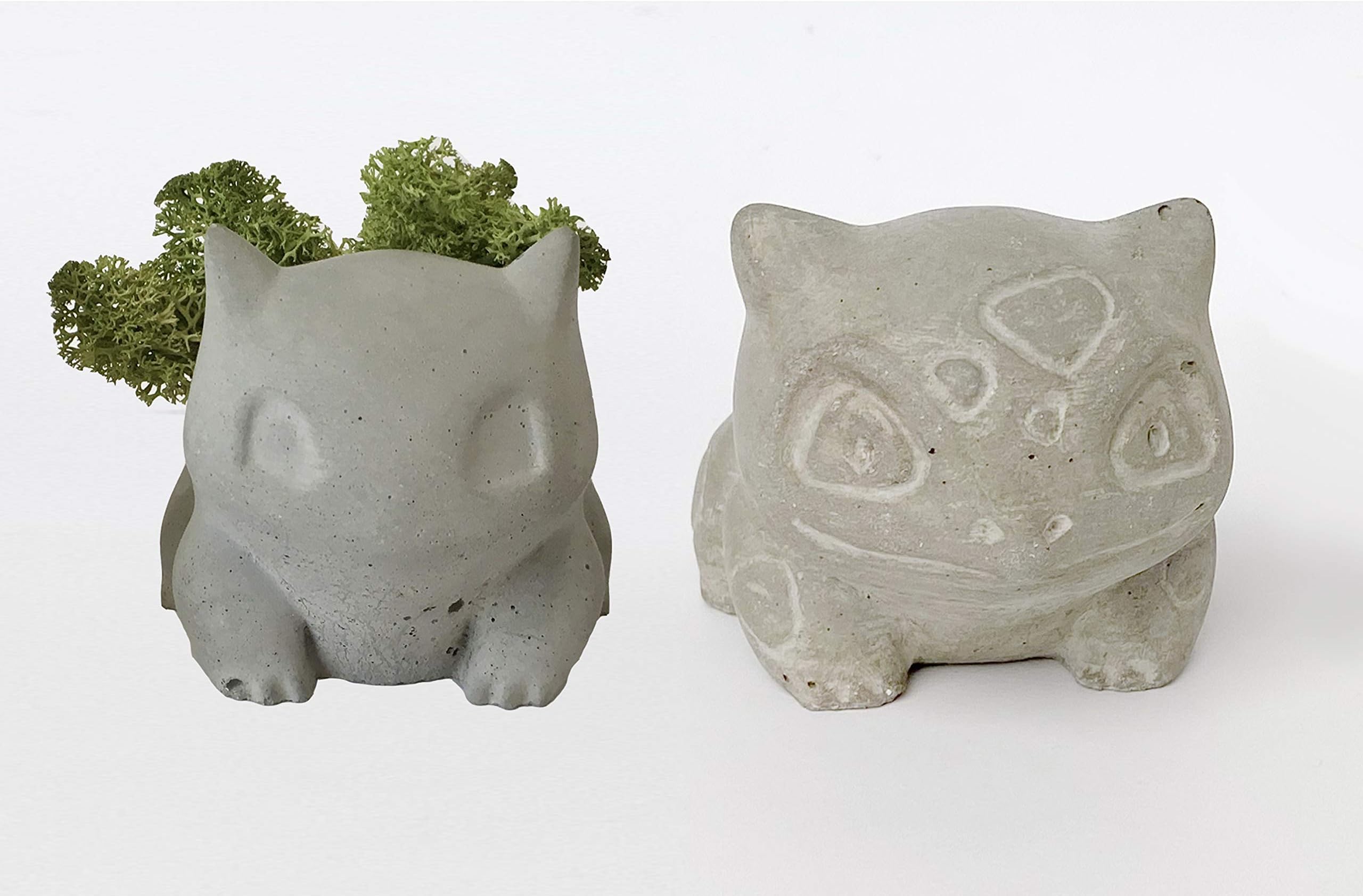 Concrete Bulbasaur Planter Sculpture Candle Holder Toys