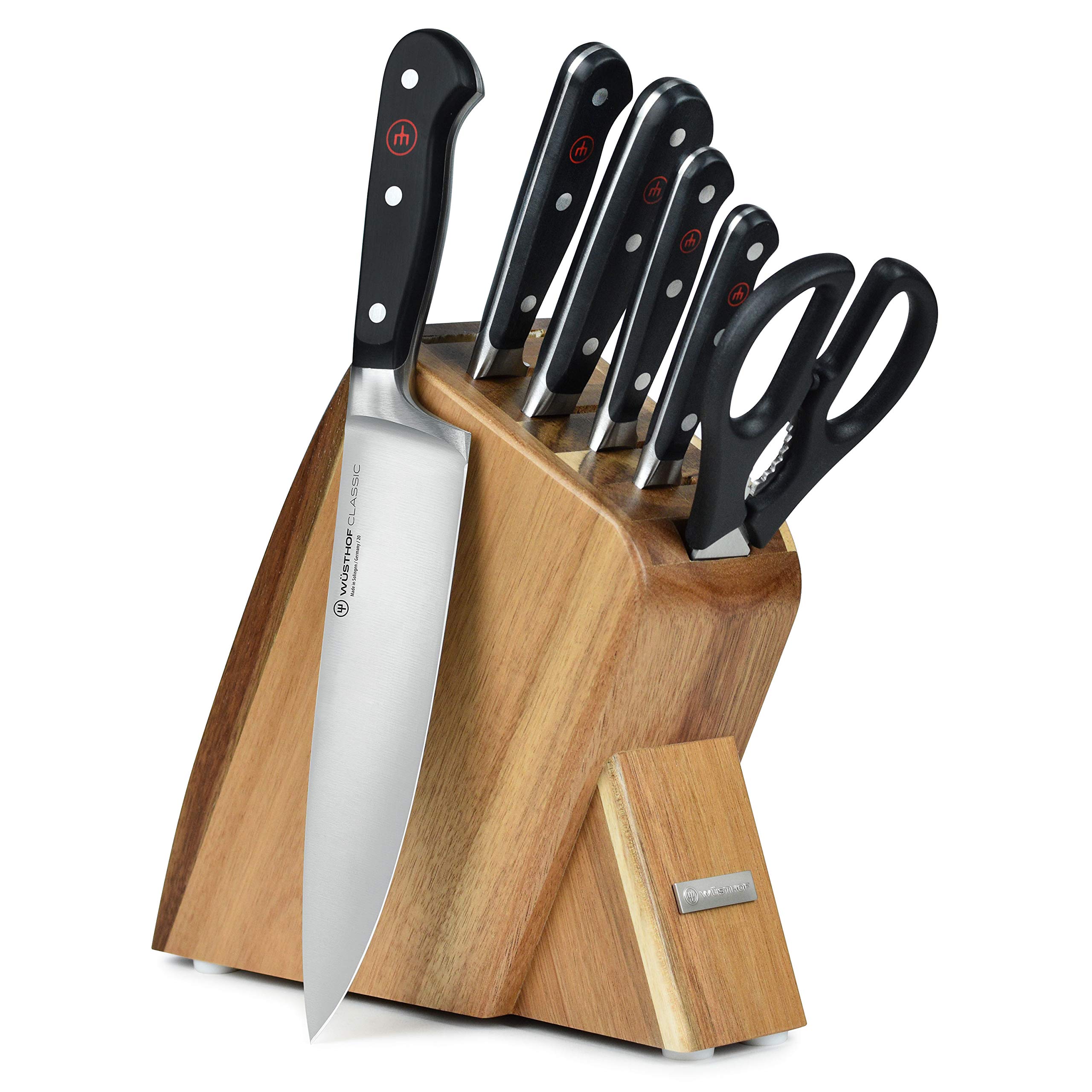Amazon.com: Wusthof Classic 7 Piece Slim Knife Set with Acacia