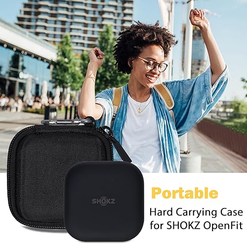 Miniatura 9 de co2CREA Funda rígida de repuesto para SHOKZ OpenFit 2  OpenFit AirOpenFit OpenFit Open-Ear True Wireless Bluetooth auriculares con micrófono, color