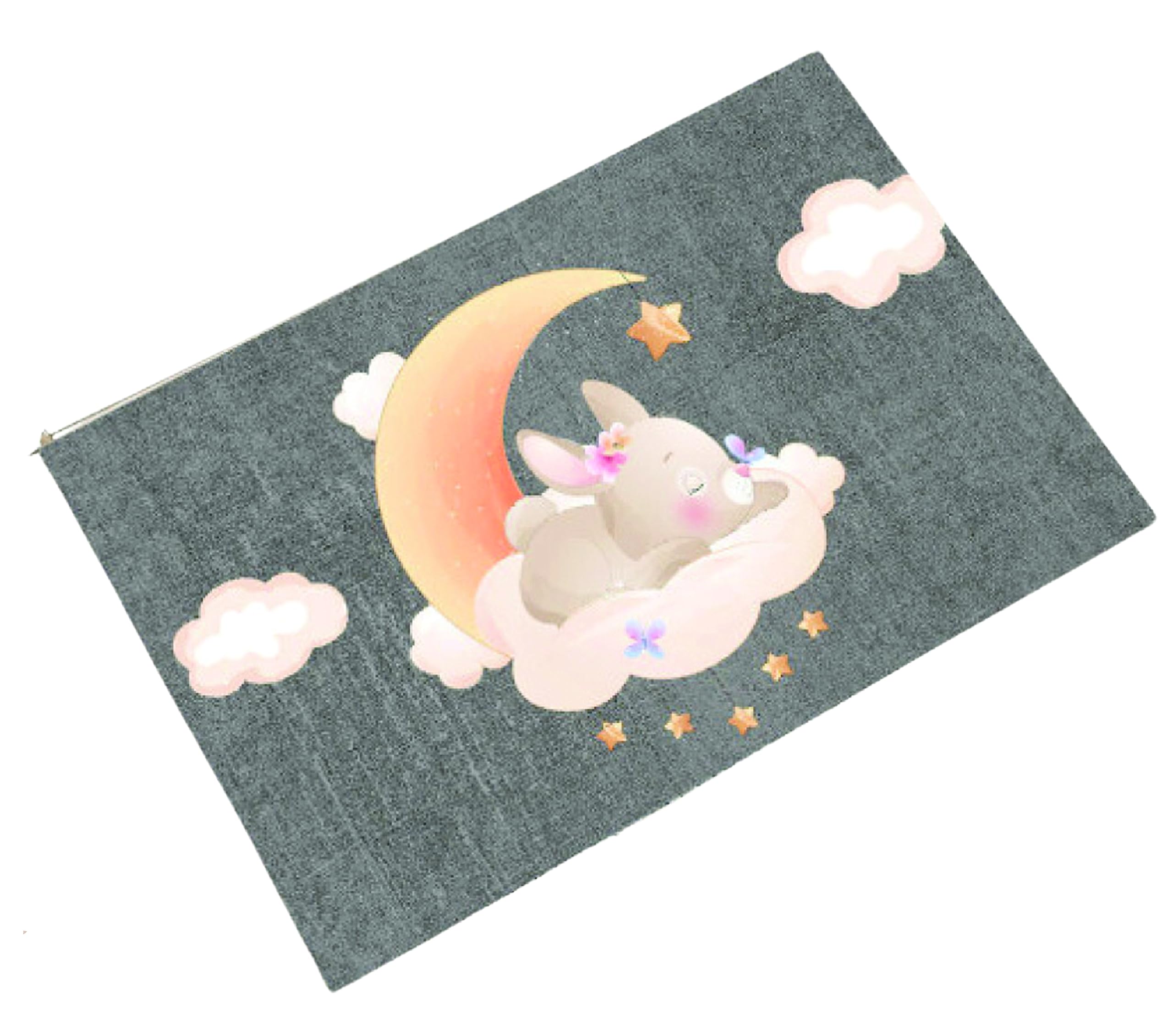 PARENCE.-Alfombra con Motivo Animal 60 * 40cm / Material de Felpudo de Entrada Suave para niños y Adultos
