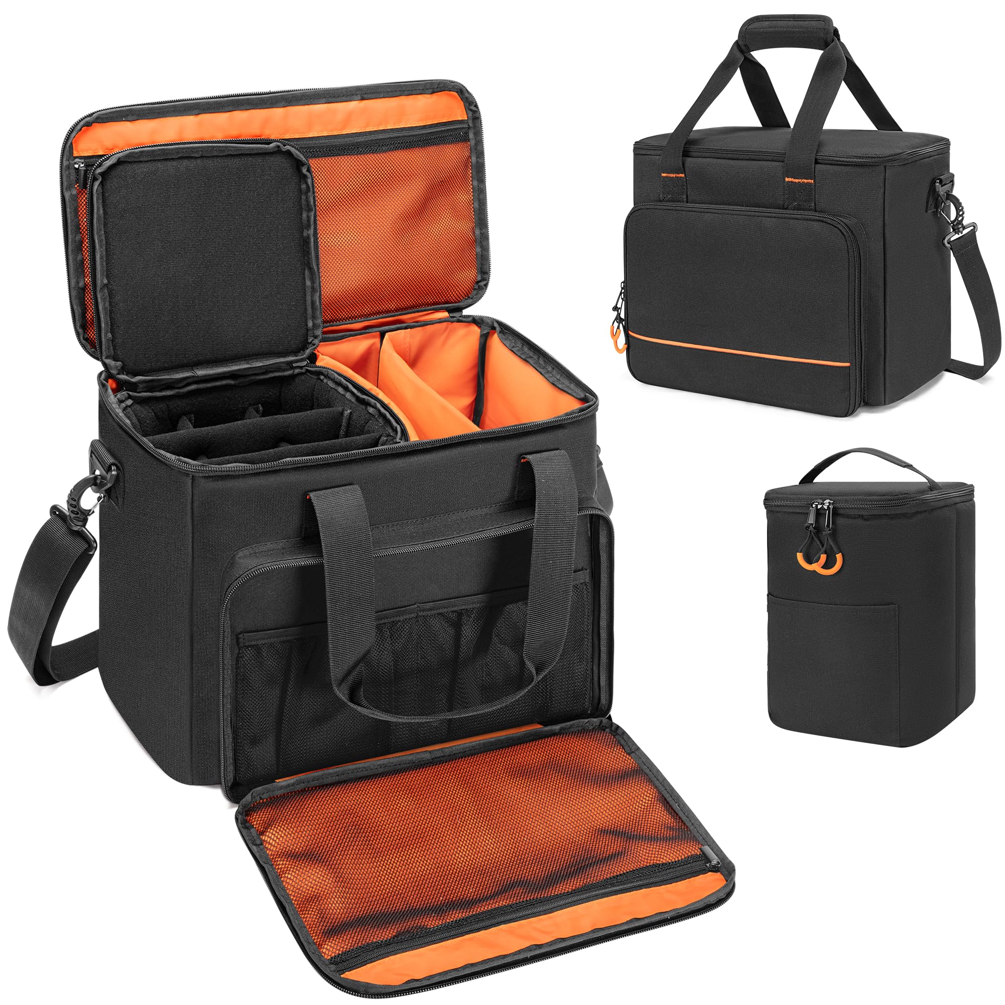 PGmoon Custodia per Microfono Wireless a 9 Slot, Borsa per Microfono da Viaggio Custodia per Microfono per Sistema Microfonico Portatile per Canto, Karaoke, Feste (Design Brevettato)
