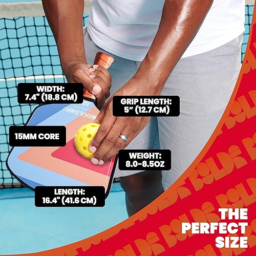 Miniatura 7 de Boulder Carbon Fiber Pickleball Paddle  T700 Carbon Fiber  USAPA Approved, with Honeycomb Polymer Core  Pickleball Racket for Beginner & Experienced