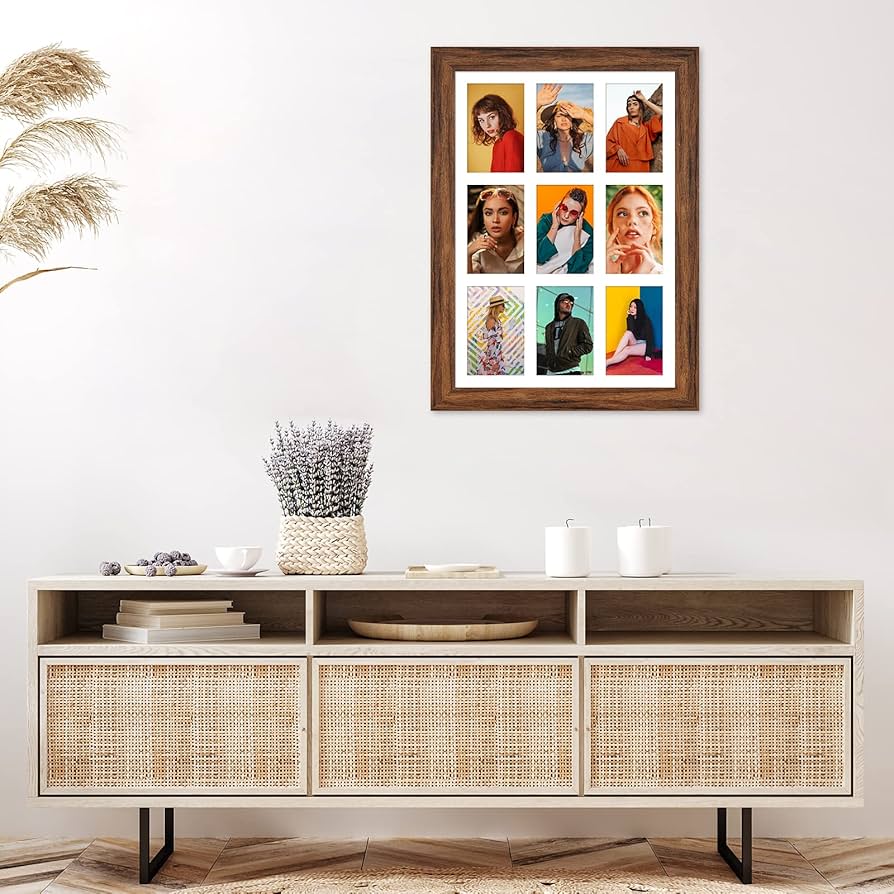 Amazon.co.jp: Gaevuian 13.5x19.5インチ 写真フレーム ディスプレイ 9