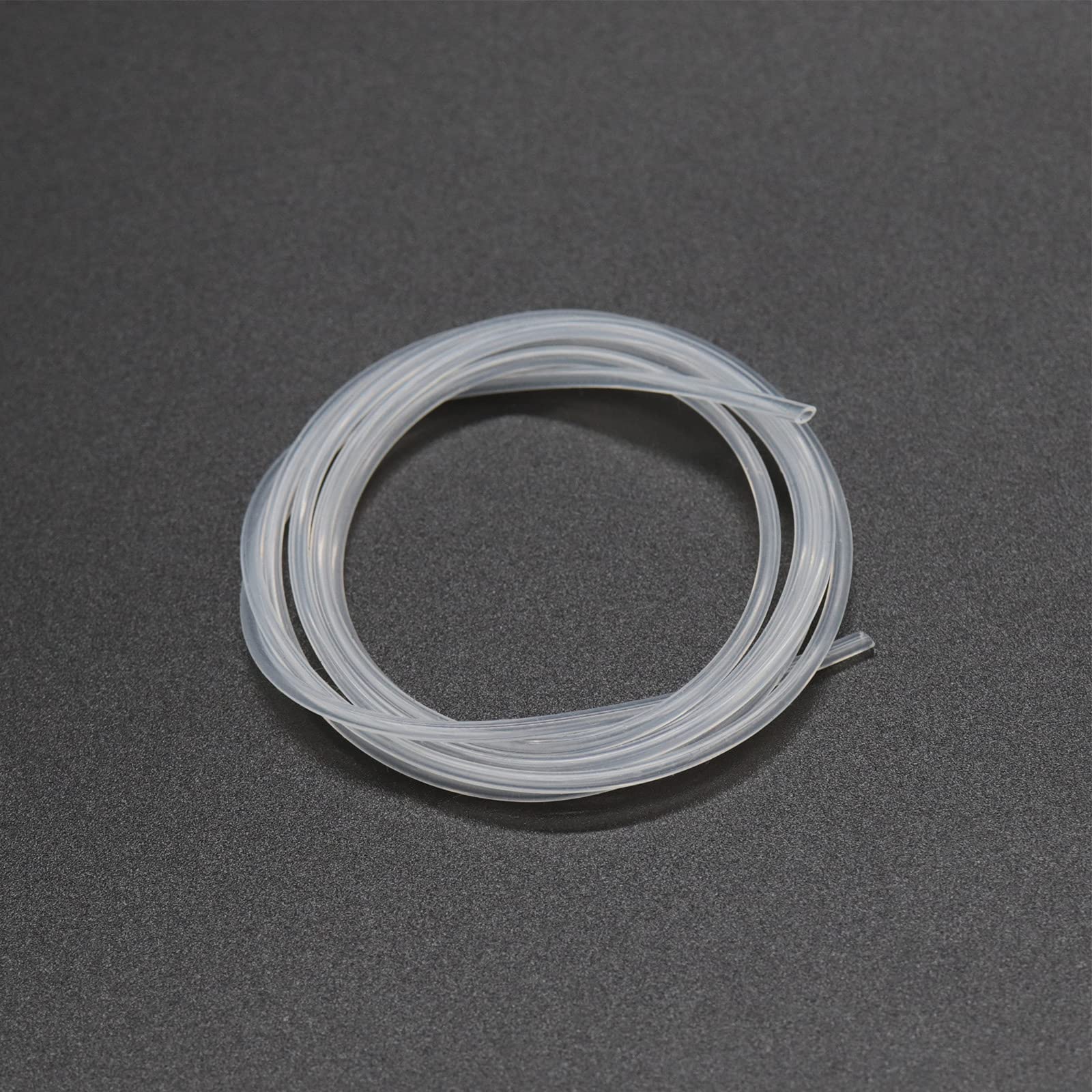 VictorsHome Silicone Tubing, 1mm ID x 2mm OD, 3.3ft (1m) Length, Flexible Silicone Rubber Tube Water Air Hose Pipe for Pump Transfer Transparent