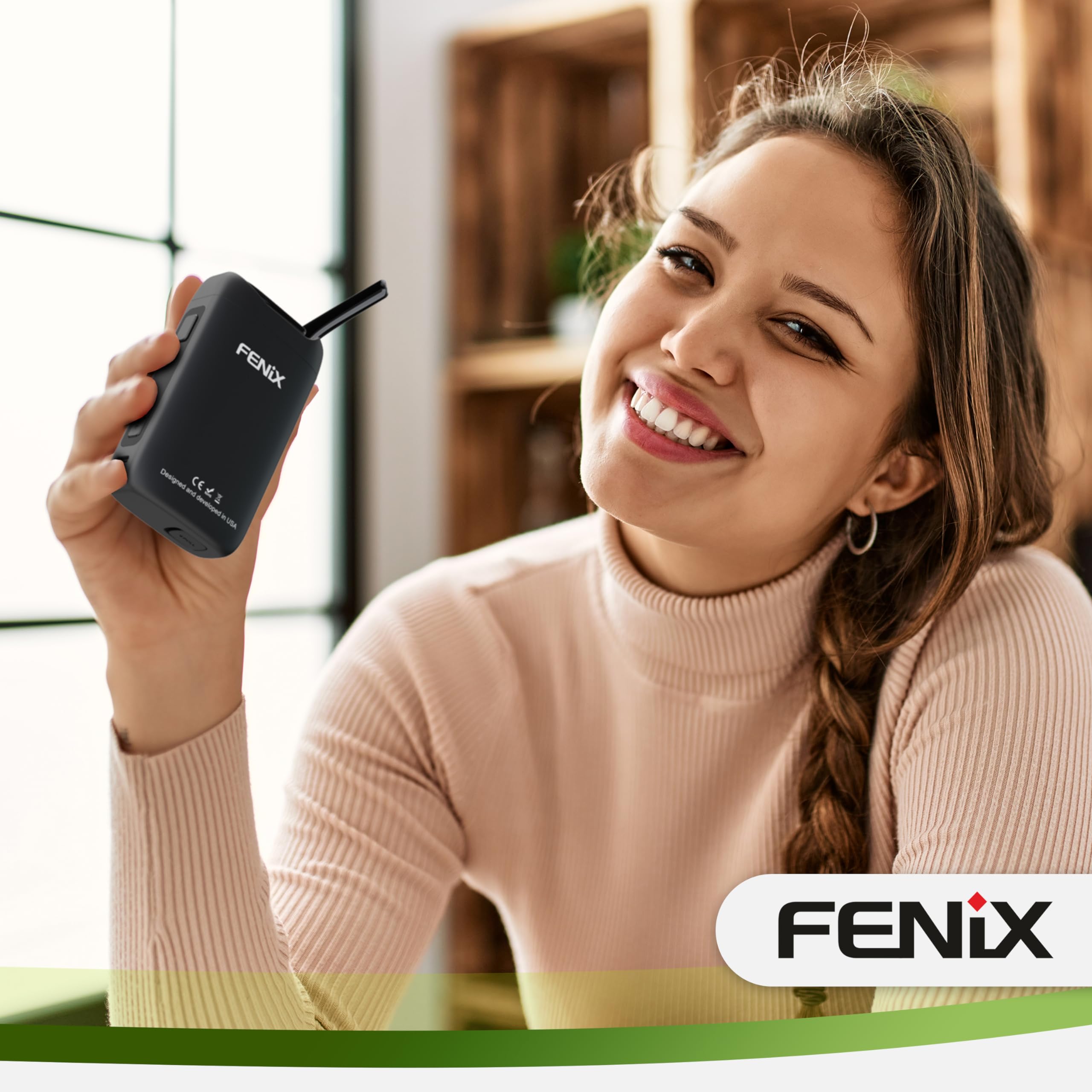 FENiX NEO Premium Vaporizer für Kräuter & Extrakte | 100% Konvektion | USB-C | Titankammer | 120 - 221 °C | Keramik-Kühlpfad | patentierte Kühlung | Keramik-Mundstück