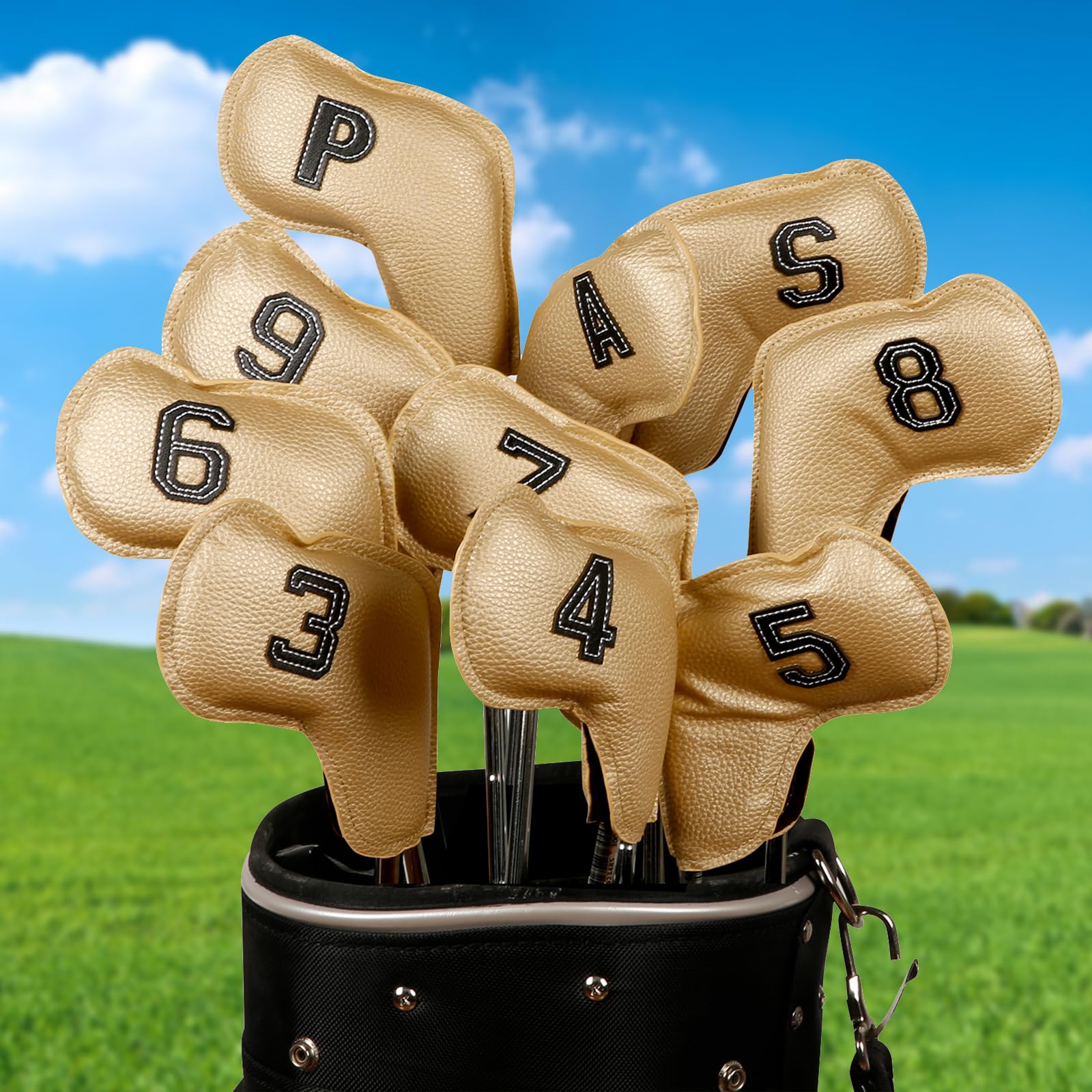 10 fundas protectoras para palos de golf de poliuretano