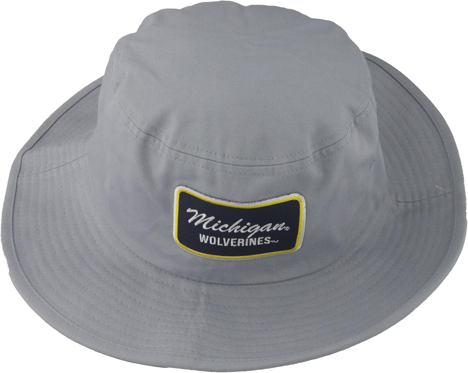Michigan Wolverines NCAA Officially Licensed Bucket Hat Patch Gray Brick