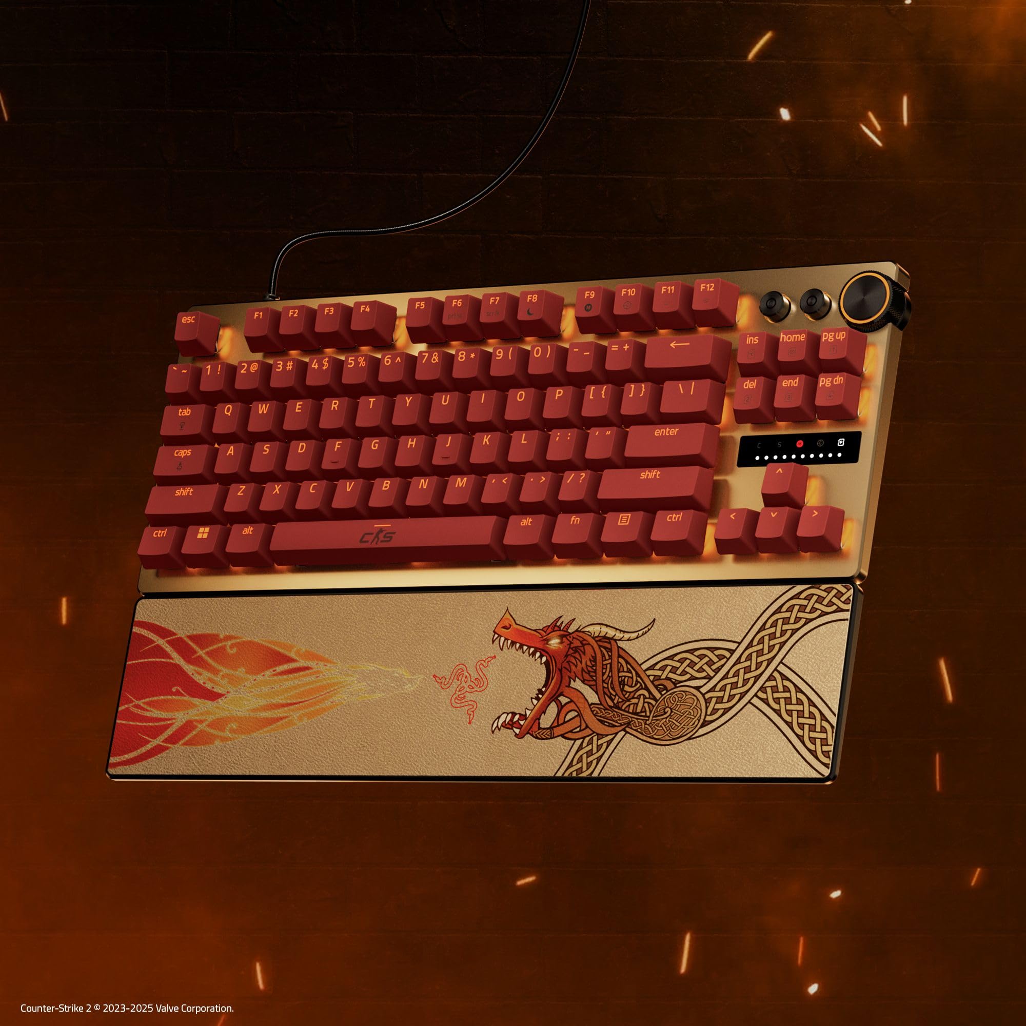 Image secondaire de Clavier Razer Huntsman V3 Pro TKL - Édition Counter-Strike 2 Dragon Lore