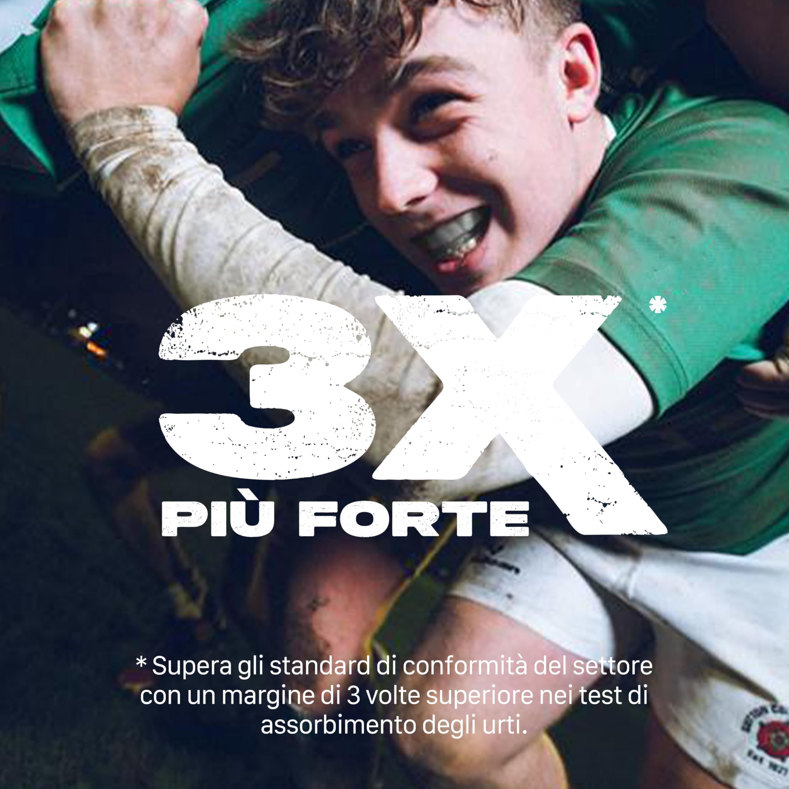 SAFEJAWZ Elements VENTO Paradenti Sportivo Adulti e Bambini Contatto Completo per Tutti Gli Sport, tra Cui Rugby, MMA, Hockey, Judo Arti Marziali e Boxe (Bianco) - 3