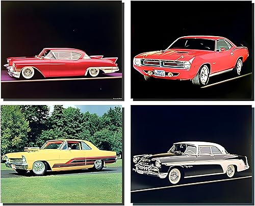 Impact Posters Gallery Póster de decoración de pared, diseño vintage de Chevy clásico para automóvil, 8 x 10 pulgadas