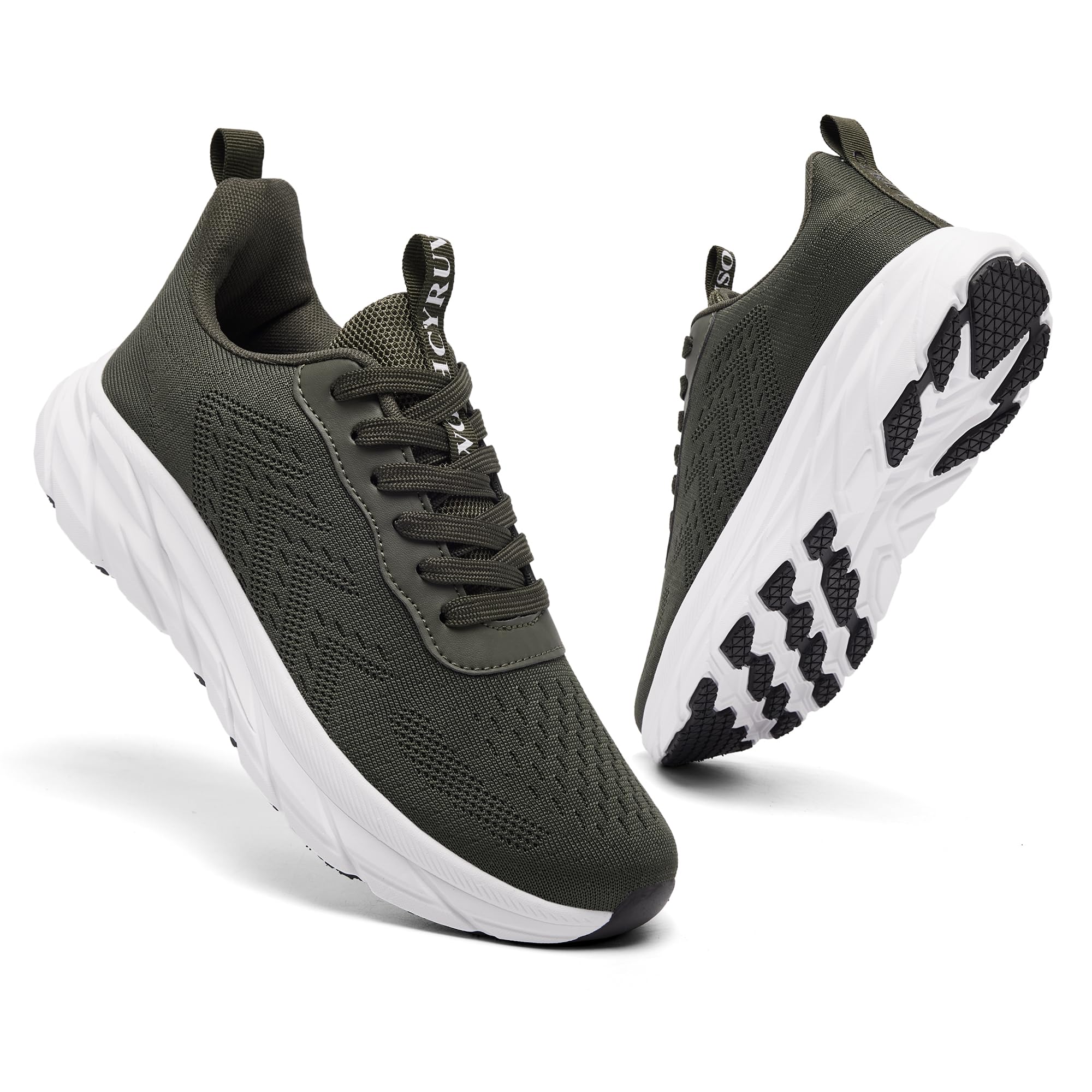 CYRUWOSH Herren Schuhe Laufschuhe Turnschuhe Sportschuhe Sneaker Walkingschuhe Tennisschuhe Freizeitschuhe Outdoor Mesh Atmungsaktiv Fitnessschuhe