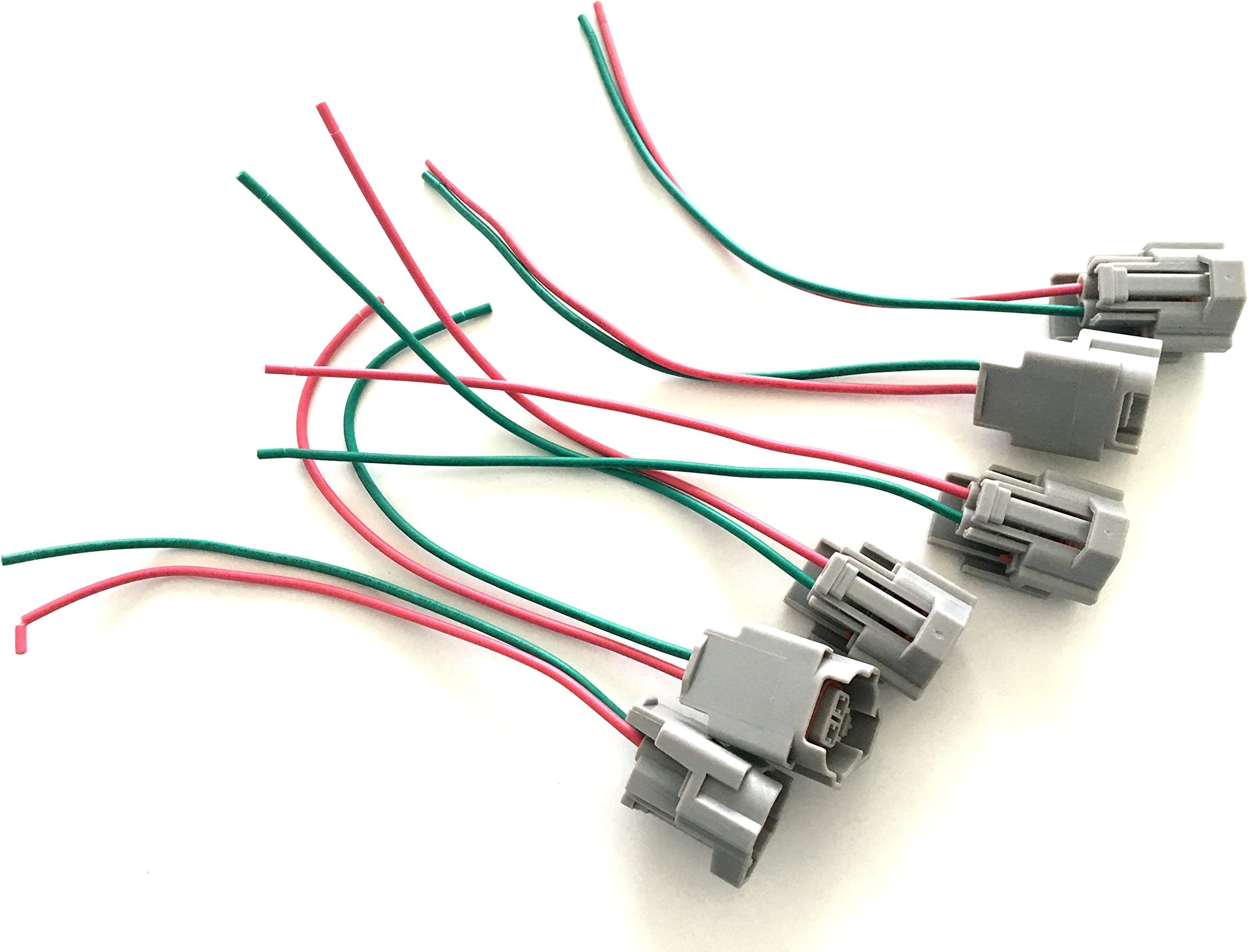 6x High Impedance Female Fuel Injector Connector Electrical