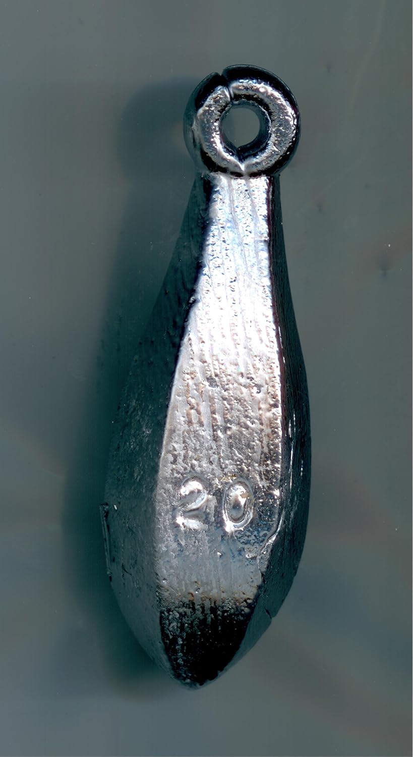 S & J's TACKLE BOX 20 oz Lead Bank Weights - 10 PER Pack