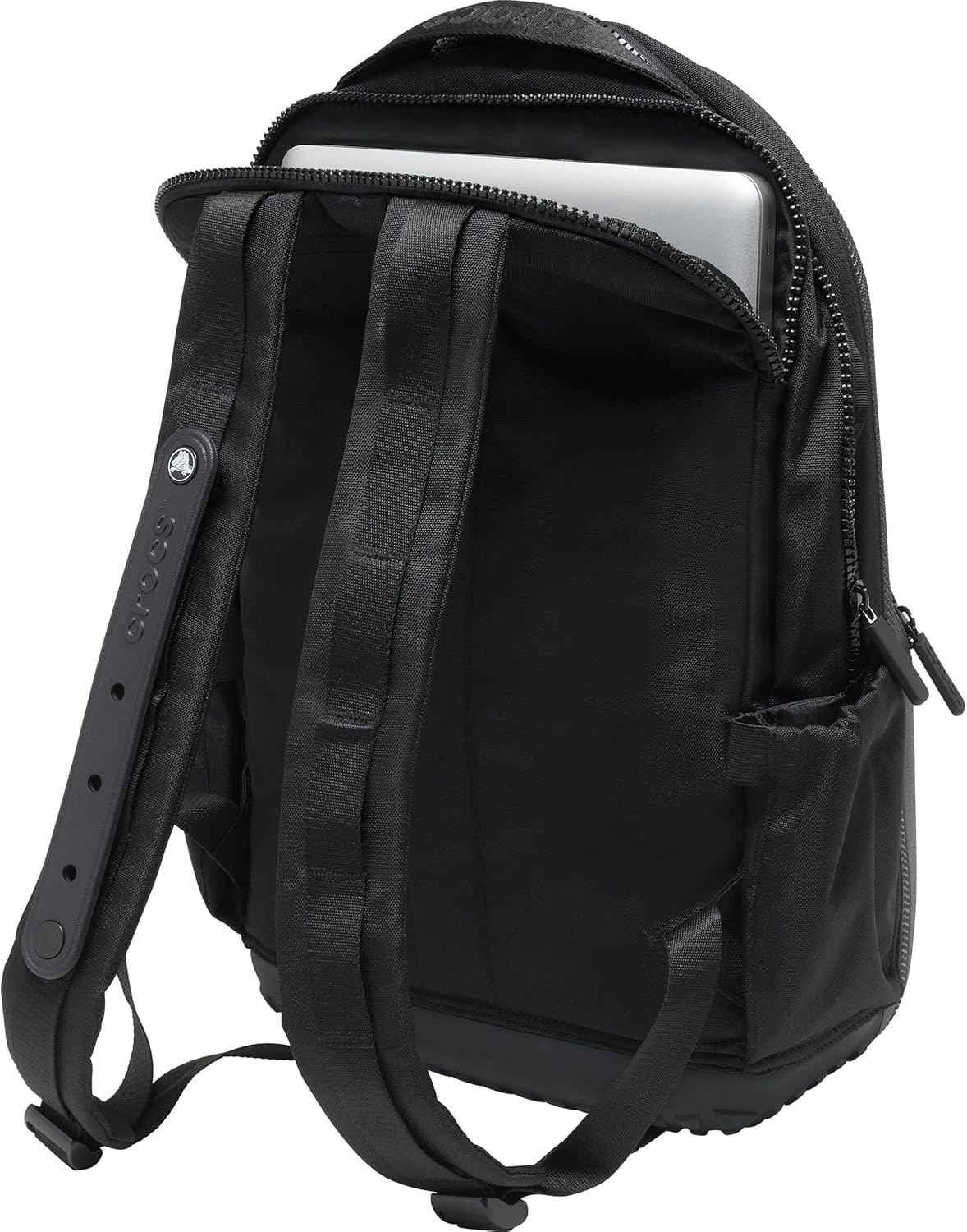 Crocs Classic Backpack, Personalize with Jibbitz Charms, Black, One Size