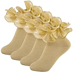 Gold Glittery - 4 Pairs