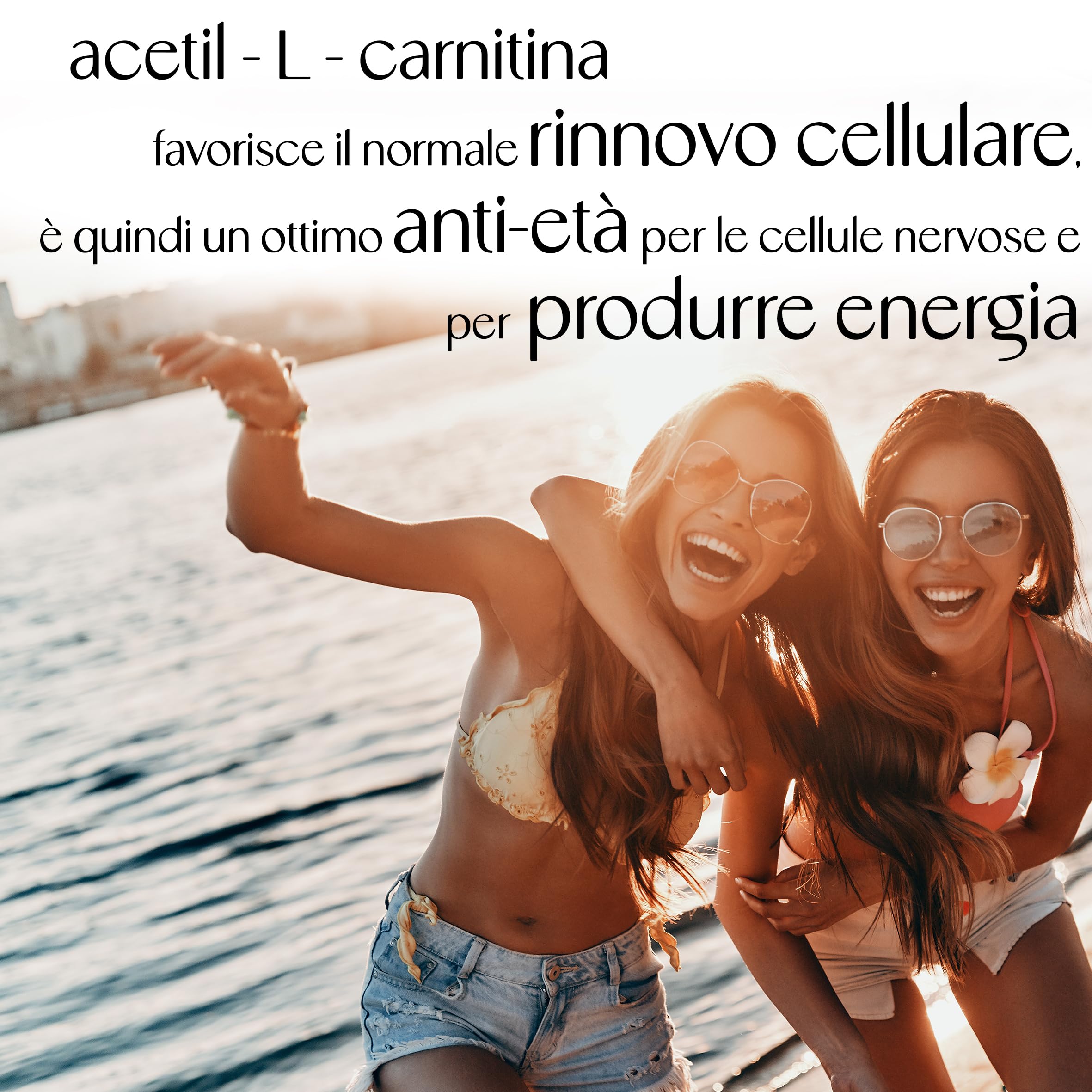 Acetil-L-Carnitina + VITAMINA B6 + CROMO Line@diet | 60 compresse per 2 mesi | 1000 mg