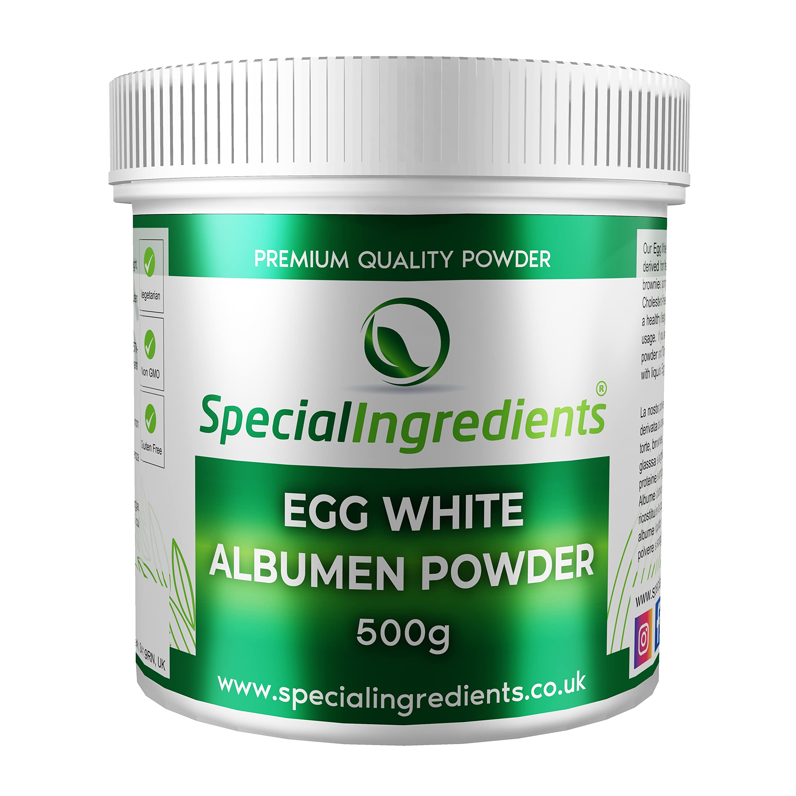 Buy Special Ingredients Egg White Albumen Powder 500g Premium Quality