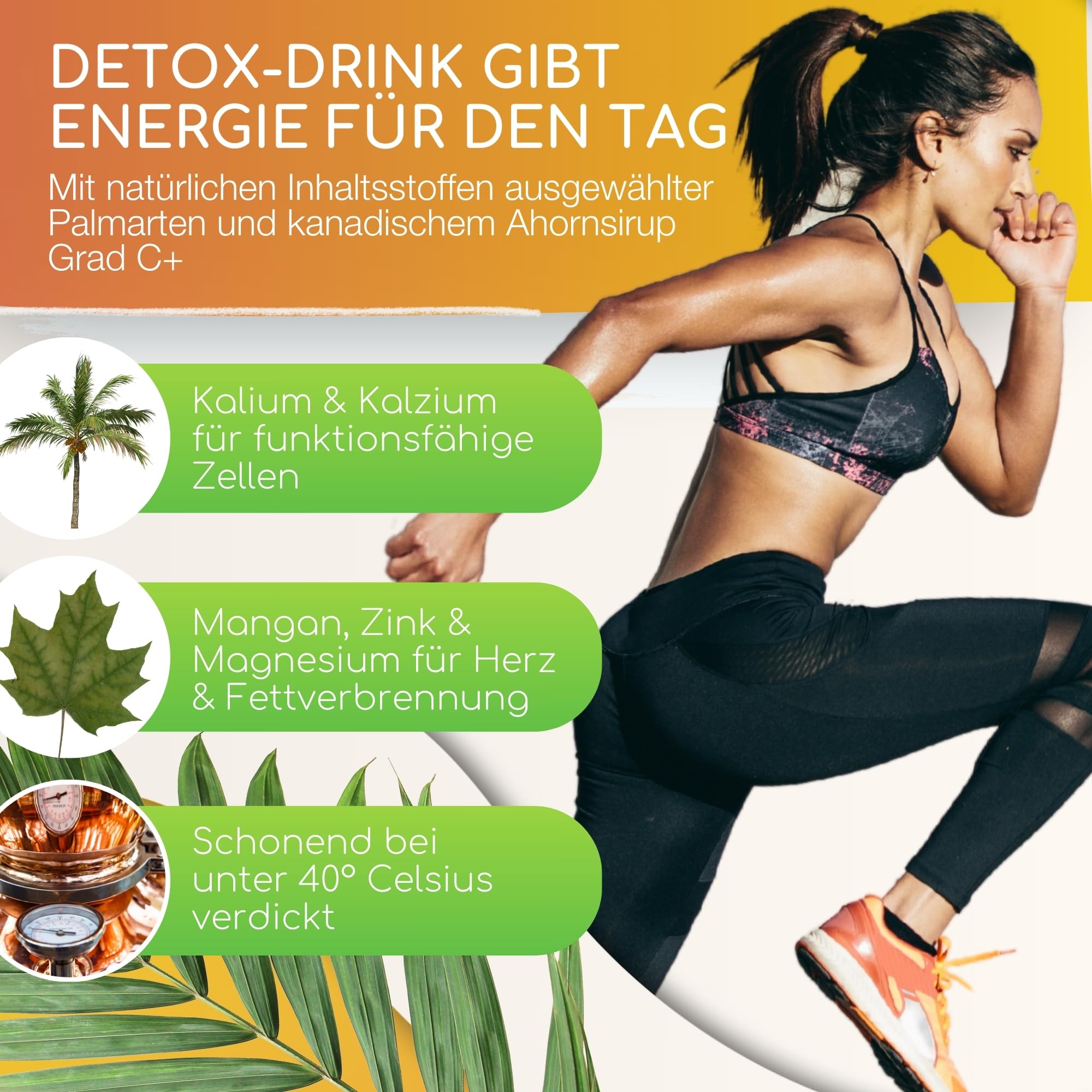 Neera Zitronensaftkur I 2 x 1L Baumsirup + Cayenne-Pfeffer + Salz + Ayurveda Tee I Nahrungsersatz für 10-14 Tage Fastenkur inkl. Anleitung I natürliches Detox-Getränk vegan & ohne Zusatzstoffe