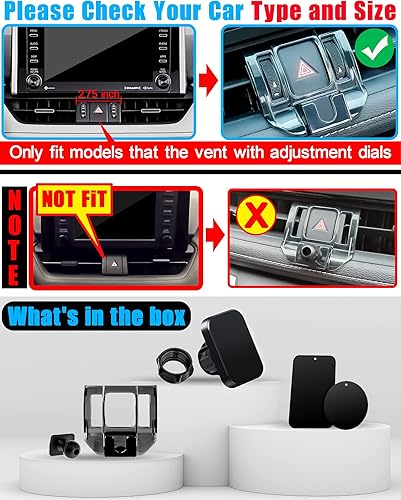 Miniatura 2 de VE VE POWER Soporte para teléfono de coche para Toyota RAV4 2019 2020 2021XLE Premium AWDAdventureXSE HybridLimited Hybrid soporte para teléfono de