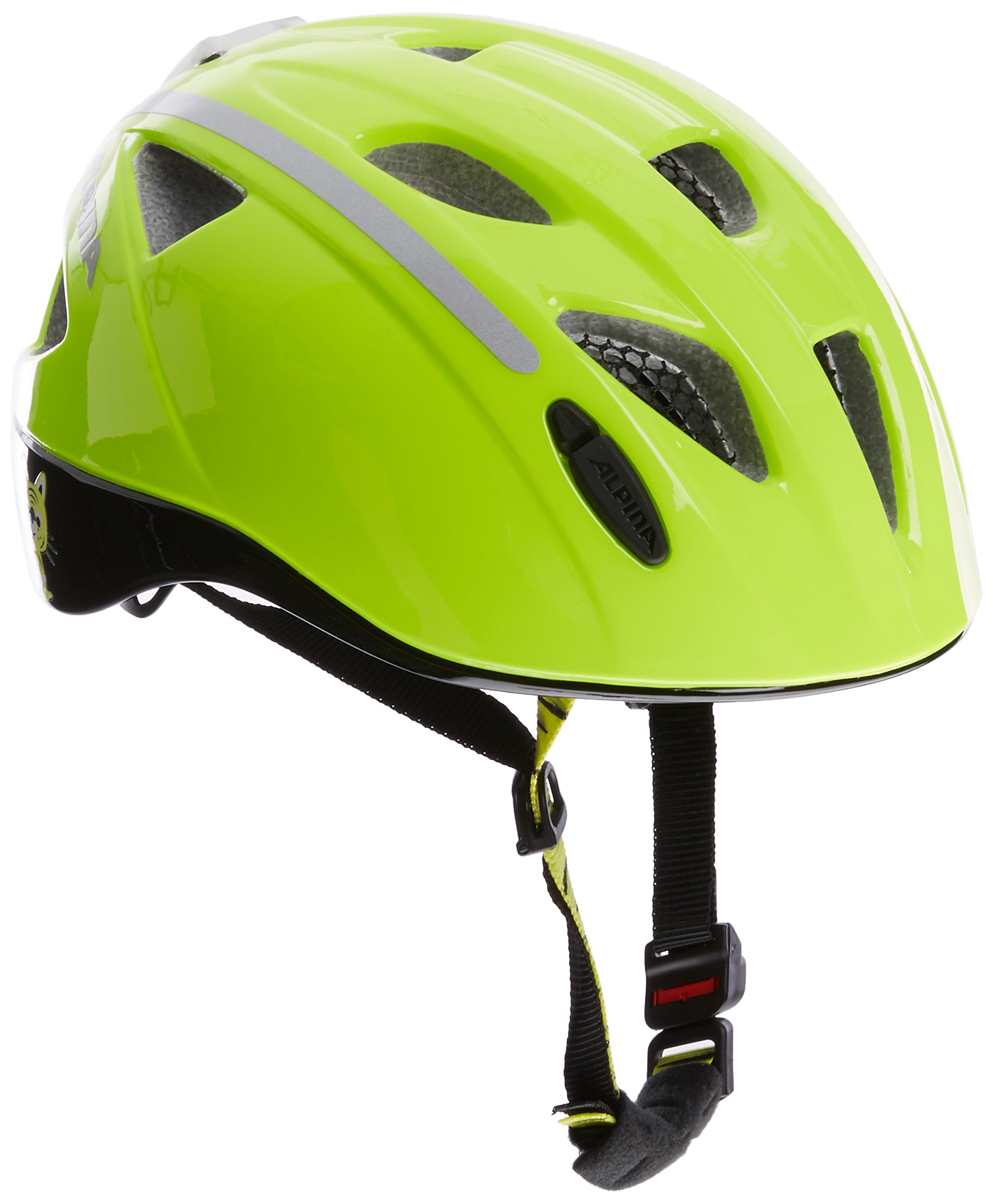 ALPINA Unisex - Children, XIMO FLASH cycling helmet, be visible reflectiv, 49-54 cm