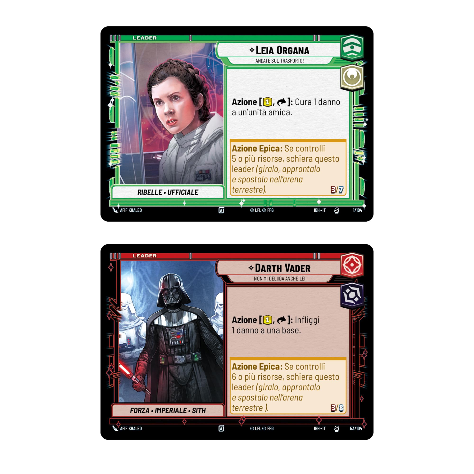 Asmodee Star Wars: Unlimited TCG - Intro Battle Hoth - zestaw startowy kart kolekcjonerskich z gotowymi taliami dla dzieci i dorosłych w wieku od 12 lat, 2+ graczy, 20 minut, włoskie