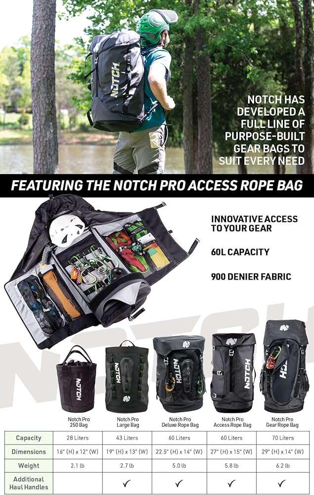 Notch PRO ACCESS BAG ロープバッグ アーボリスト
